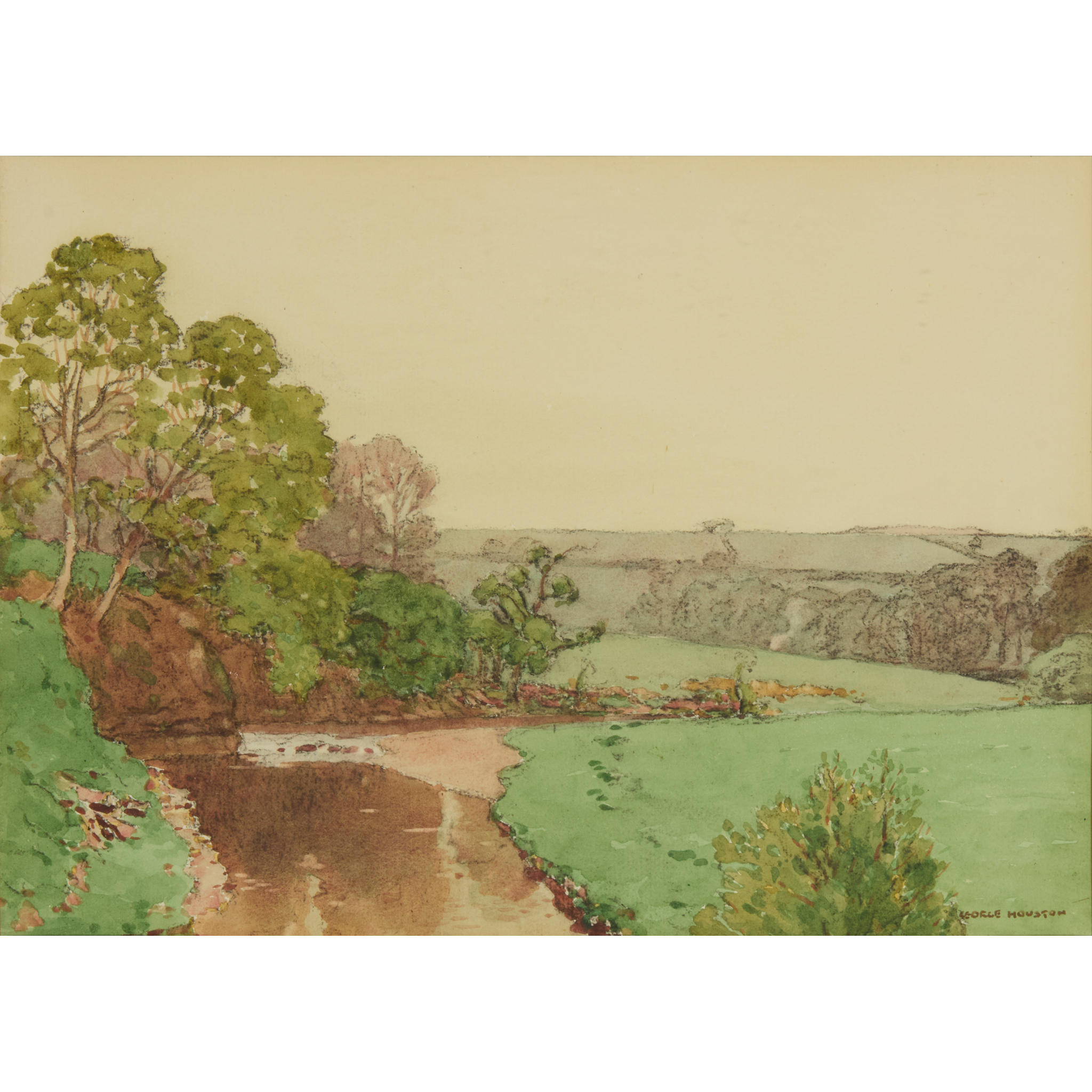 GEORGE HOUSTON R.S.A, R.S.W., R.G.I. (SCOTTISH 1869-1947)