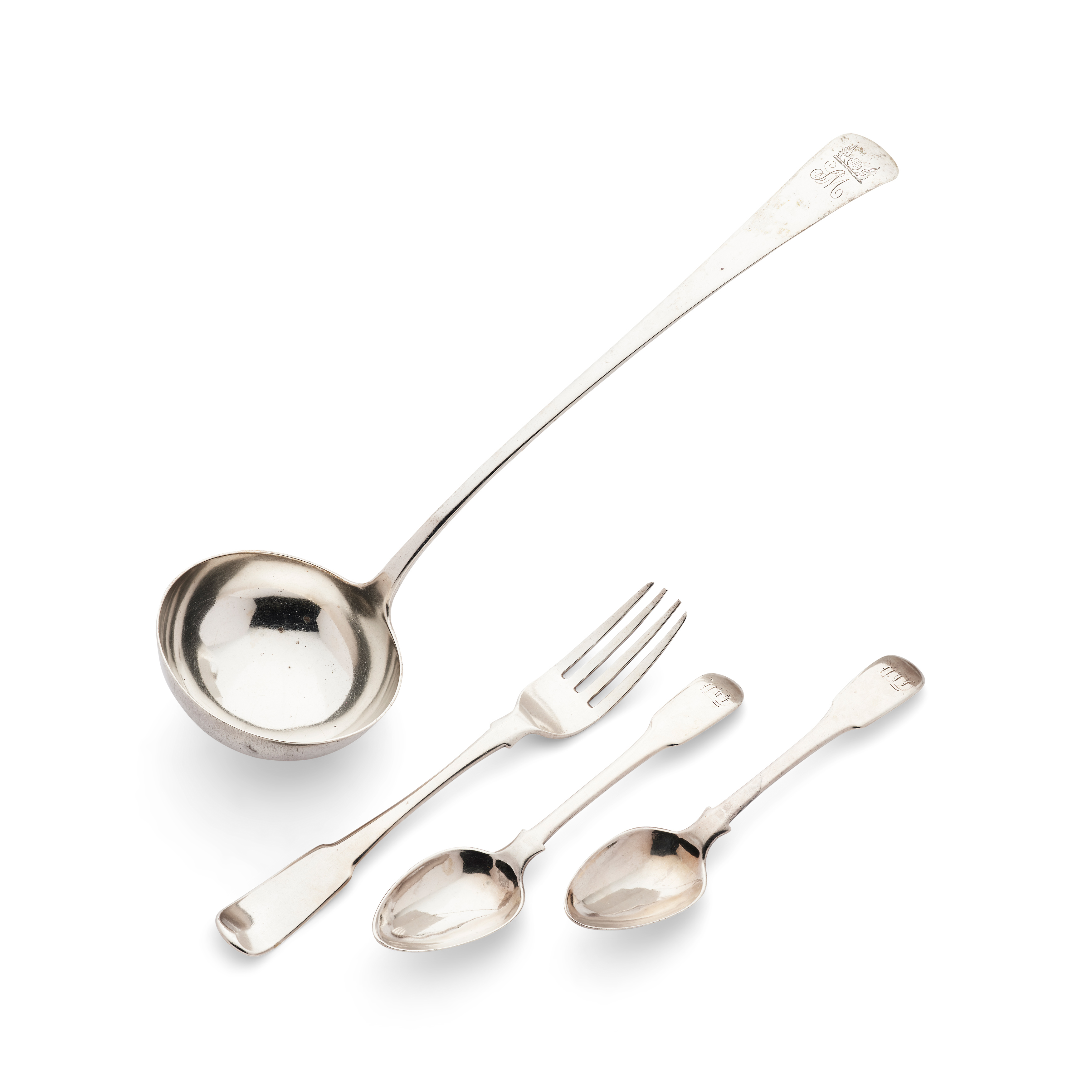 A COLLECTION OF INDIAN FLATWARE