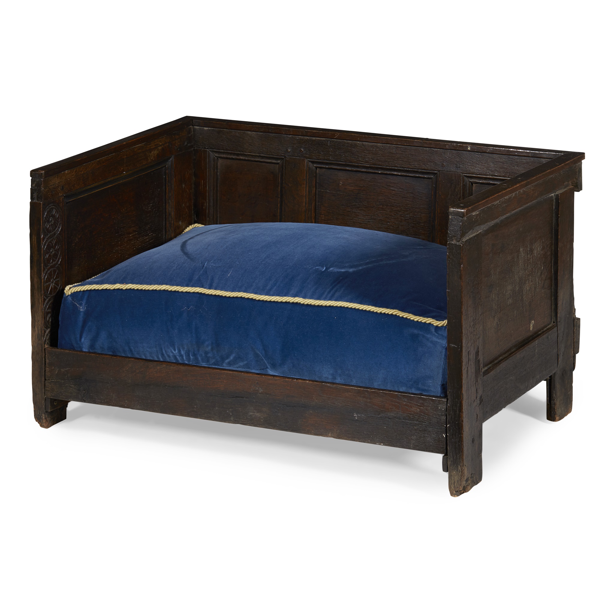 OAK PANEL DOG BED