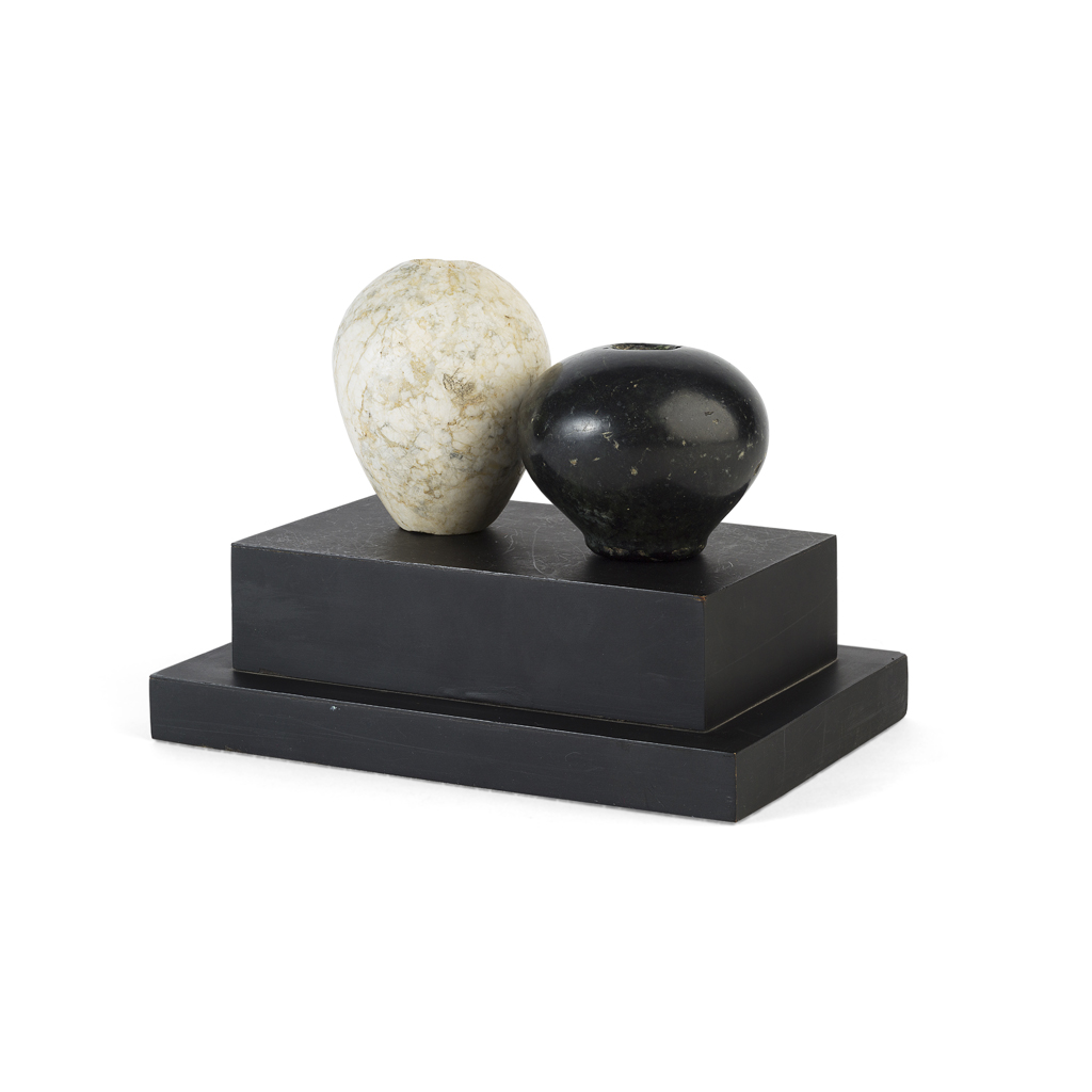 PAIR OF NEAR EASTERN MACE HEADS