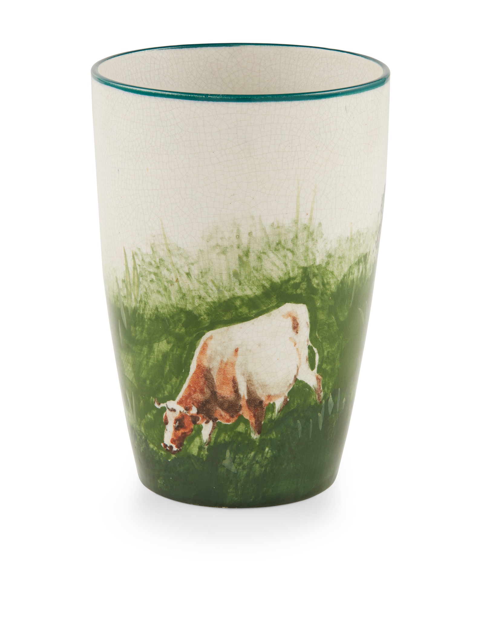 A WEMYSS WARE HORN BEAKER