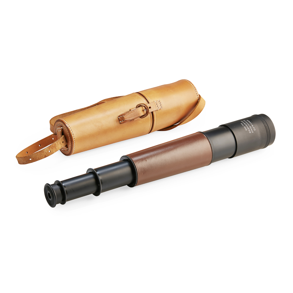 25X50MM THREE-DRAW STALKING TELESCOPE, RETAILED BY GRAY & CO., INVERNESS