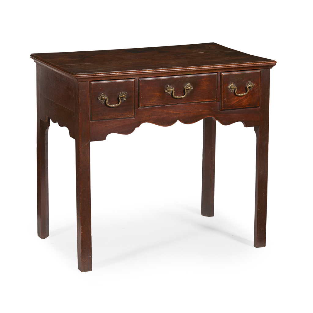 GEORGE III MAHOGANY LOWBOY