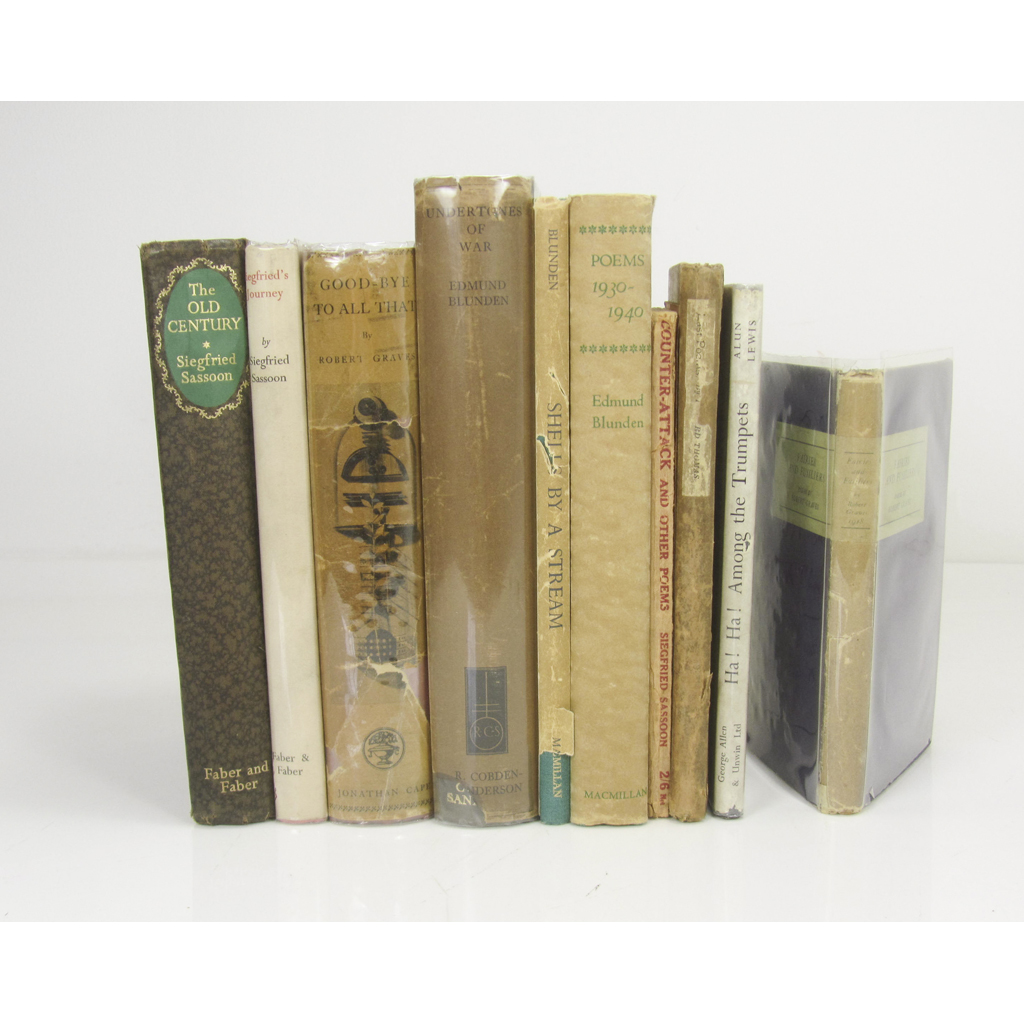 WAR POETS, INCLUDING SASSOON, SIEGFRIED