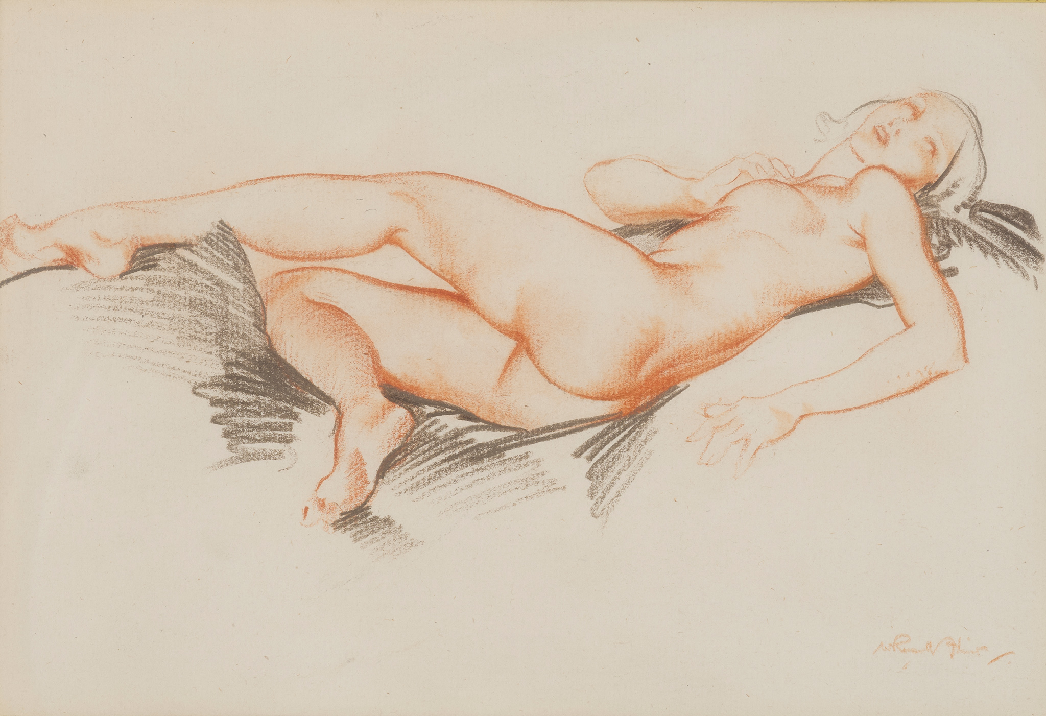 SIR WILLIAM RUSSELL FLINT P.R.A., P.R.W.S., R.S.W., R.O.I., R.E. (SCOTTISH 1880-1969)