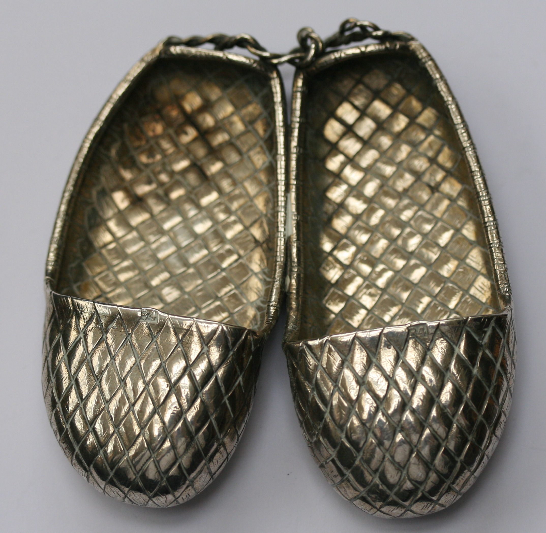 A 19th century Russian silver pin tray