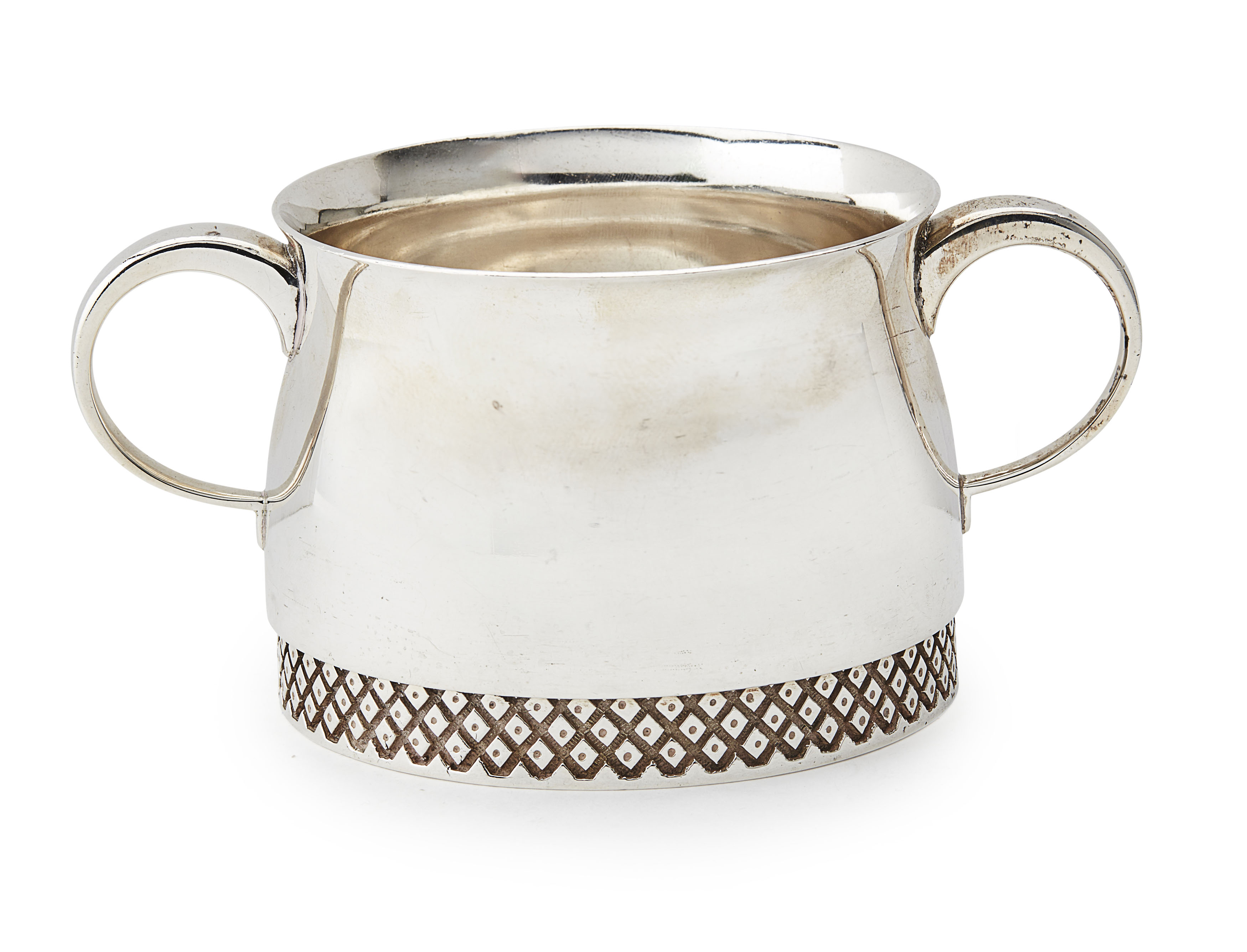 Anthony Ellson for Hennell - A twin handled sugar basin