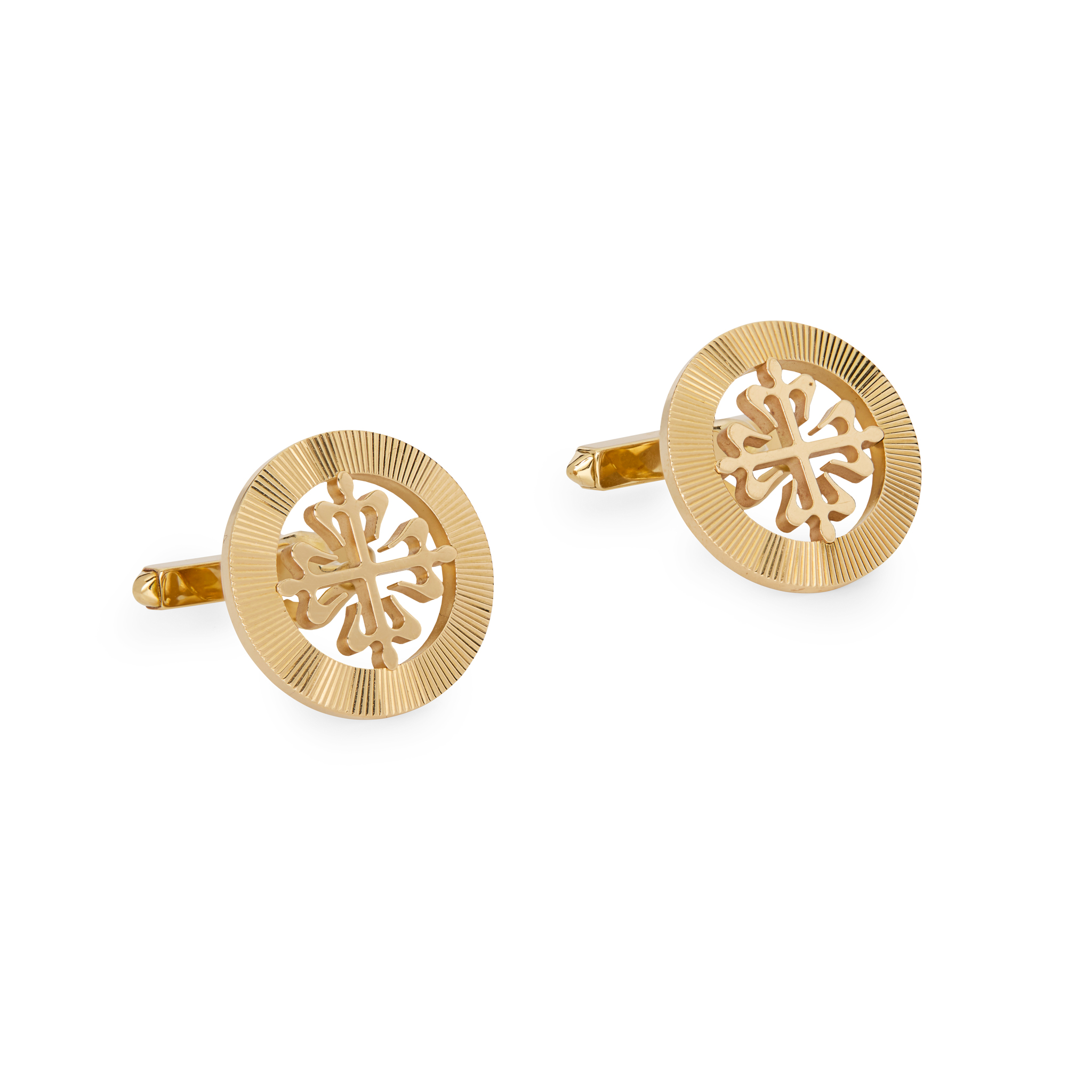 Patek Philippe. A pair of 18k gold cufflinks
