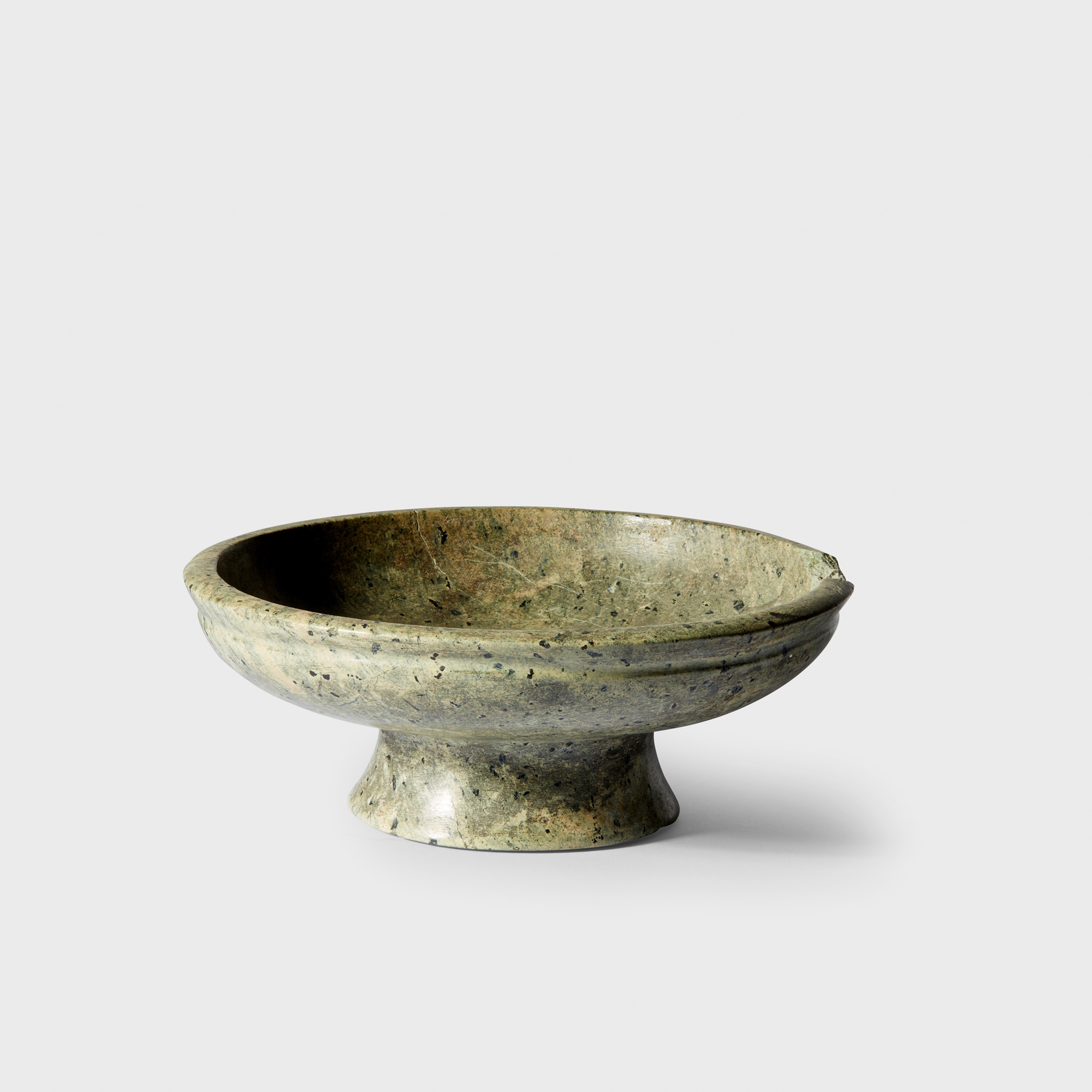 ACHAEMENID PERSIAN STONE FOOTED DISH