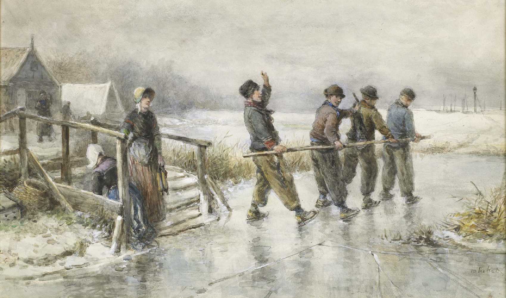 JOHAN MARIE TEN KATE (DUTCH 1859-1896)