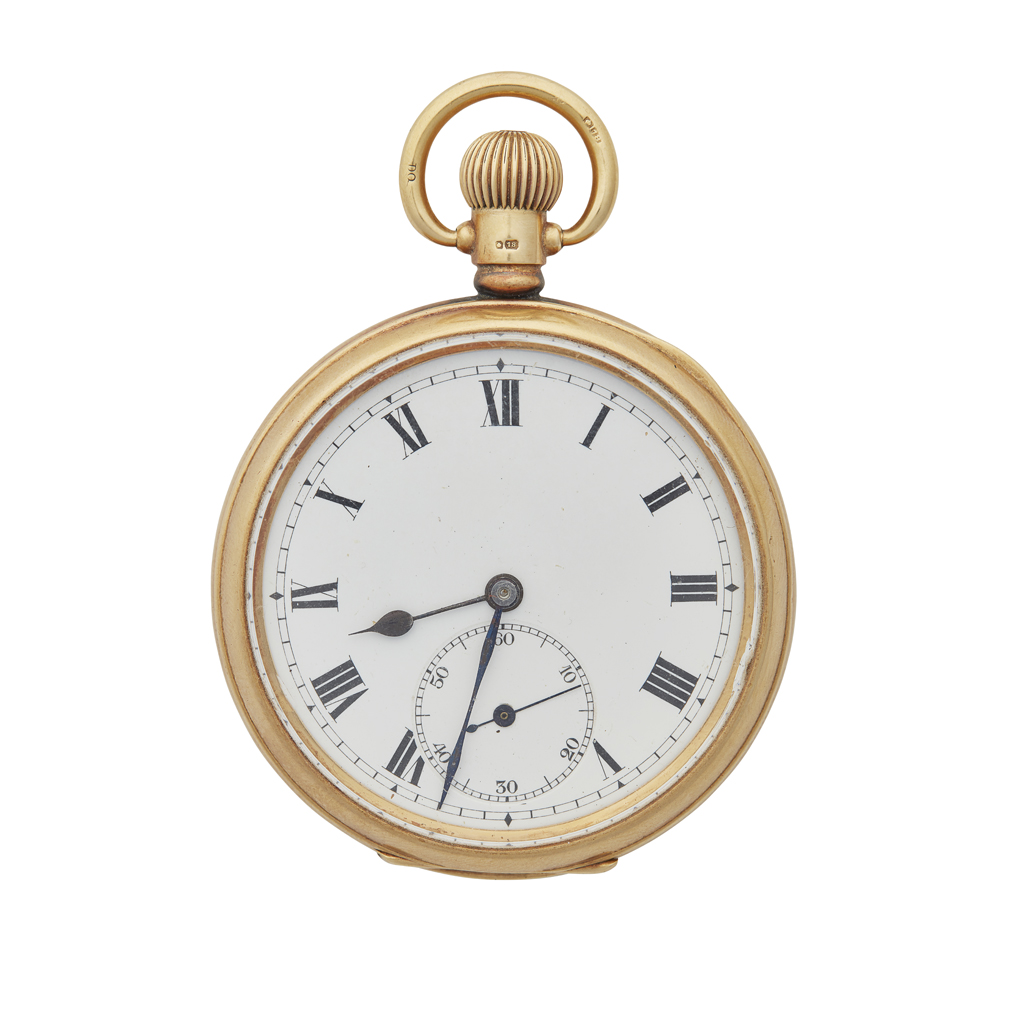 An 18ct gold cased pocket watch