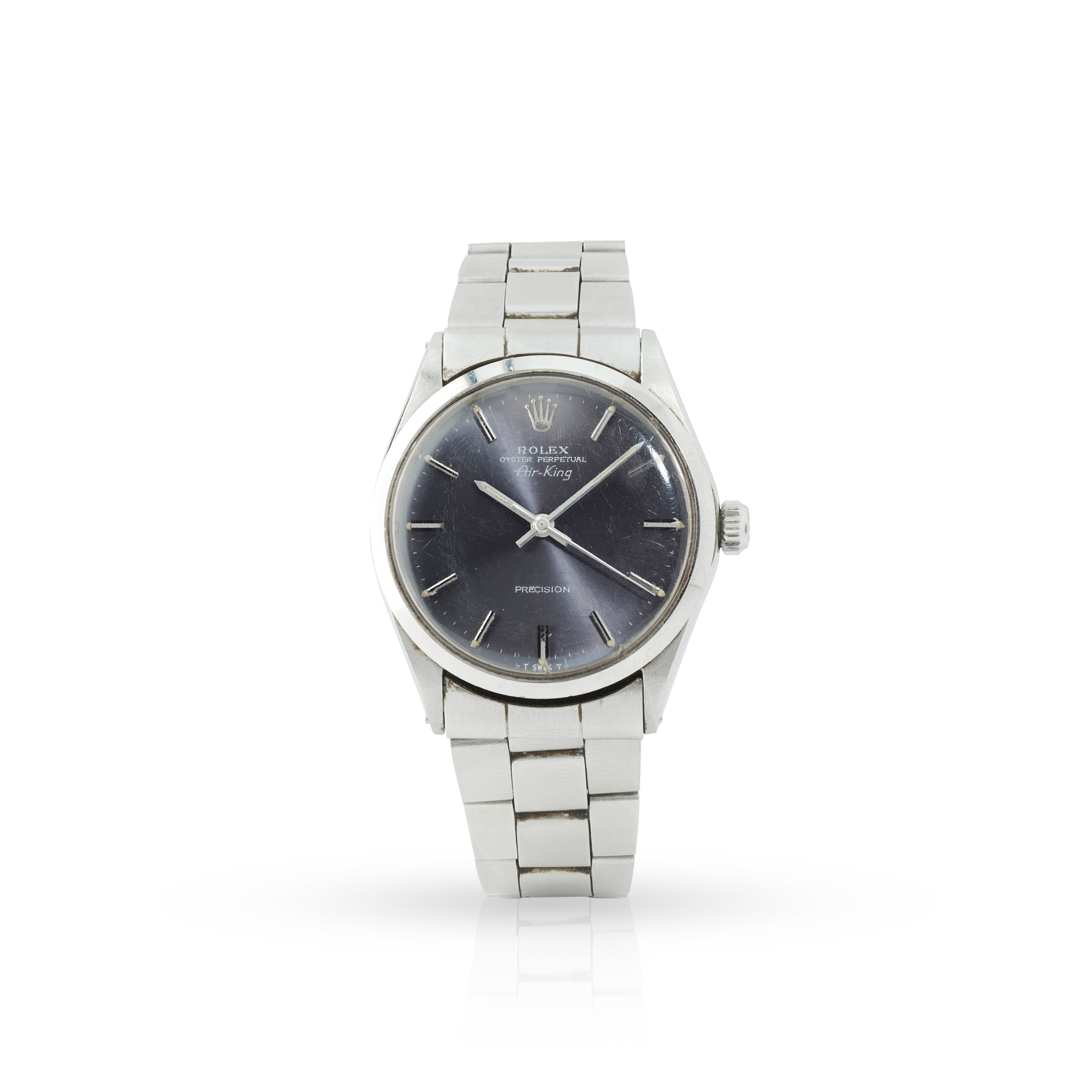 Rolex. A stainless steel self-winding wristwatch