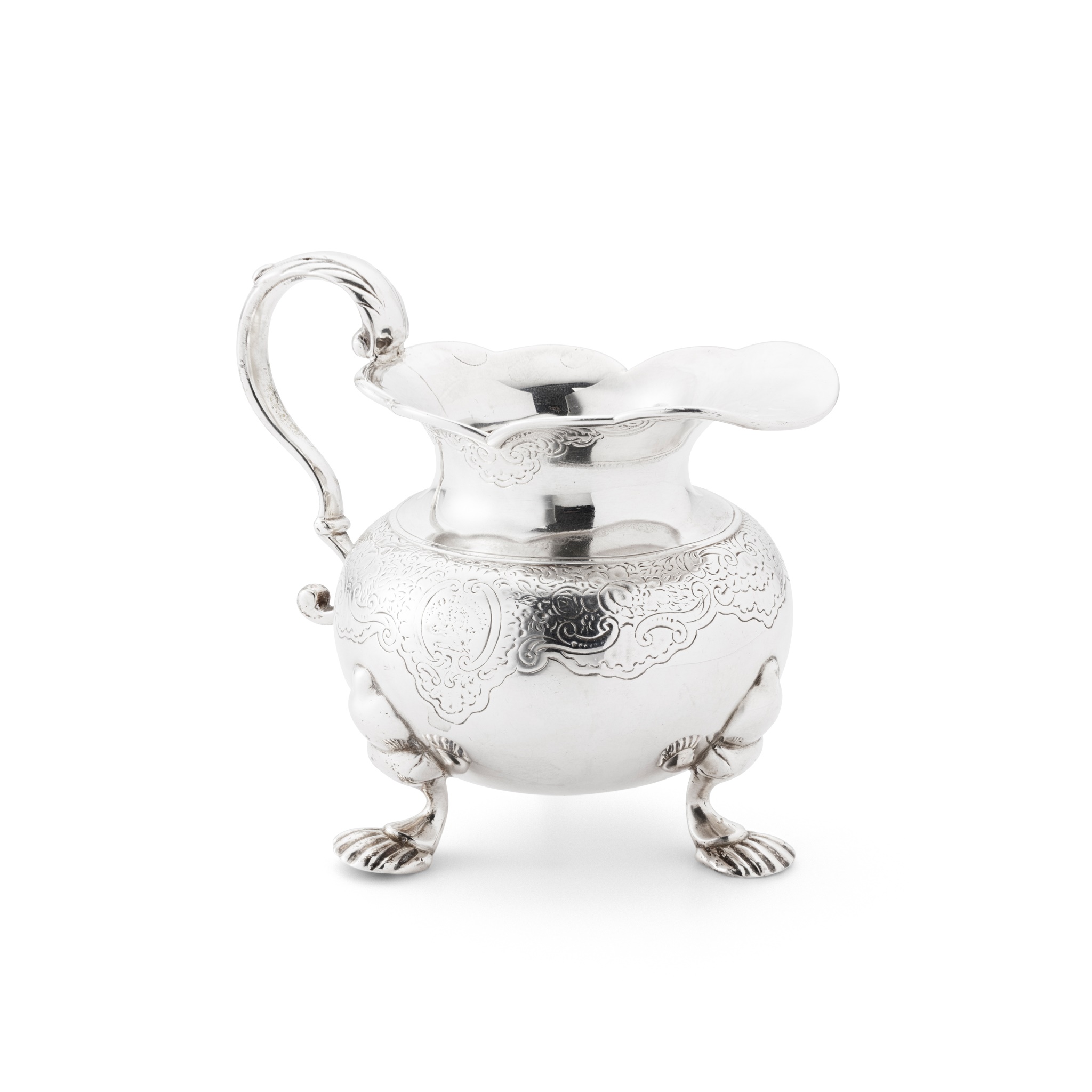 A GEORGE II / III CREAM JUG