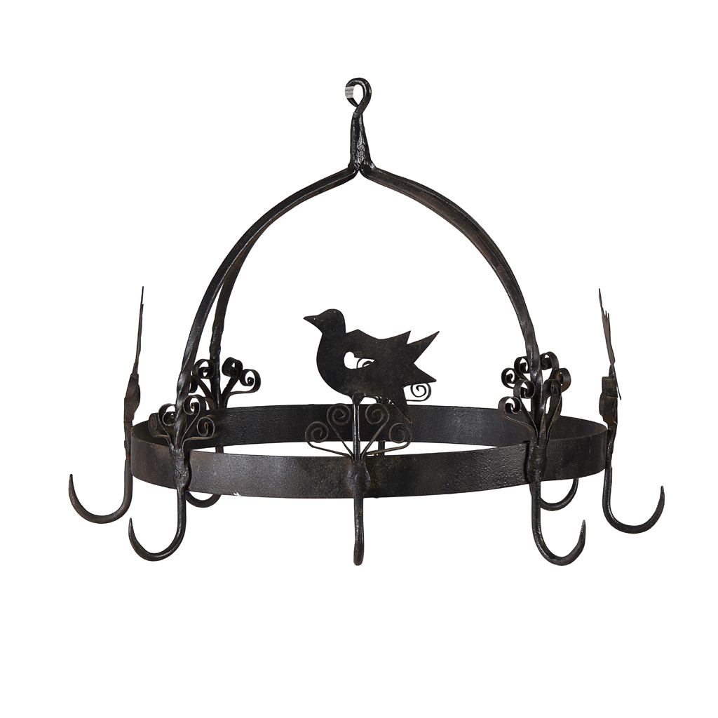 A WROUGHT IRON GAME CROWN