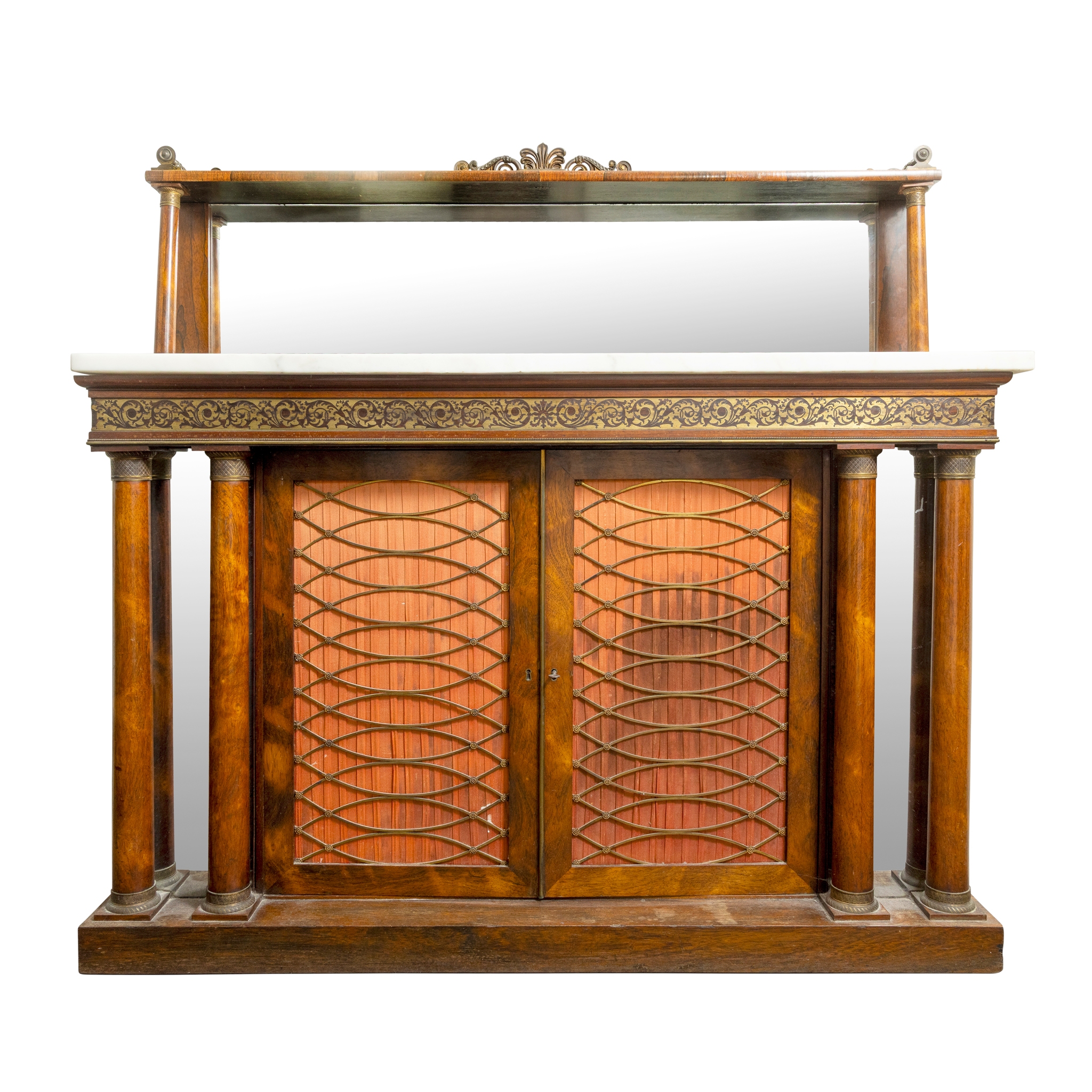 A ROSEWOOD CHIFFONIER