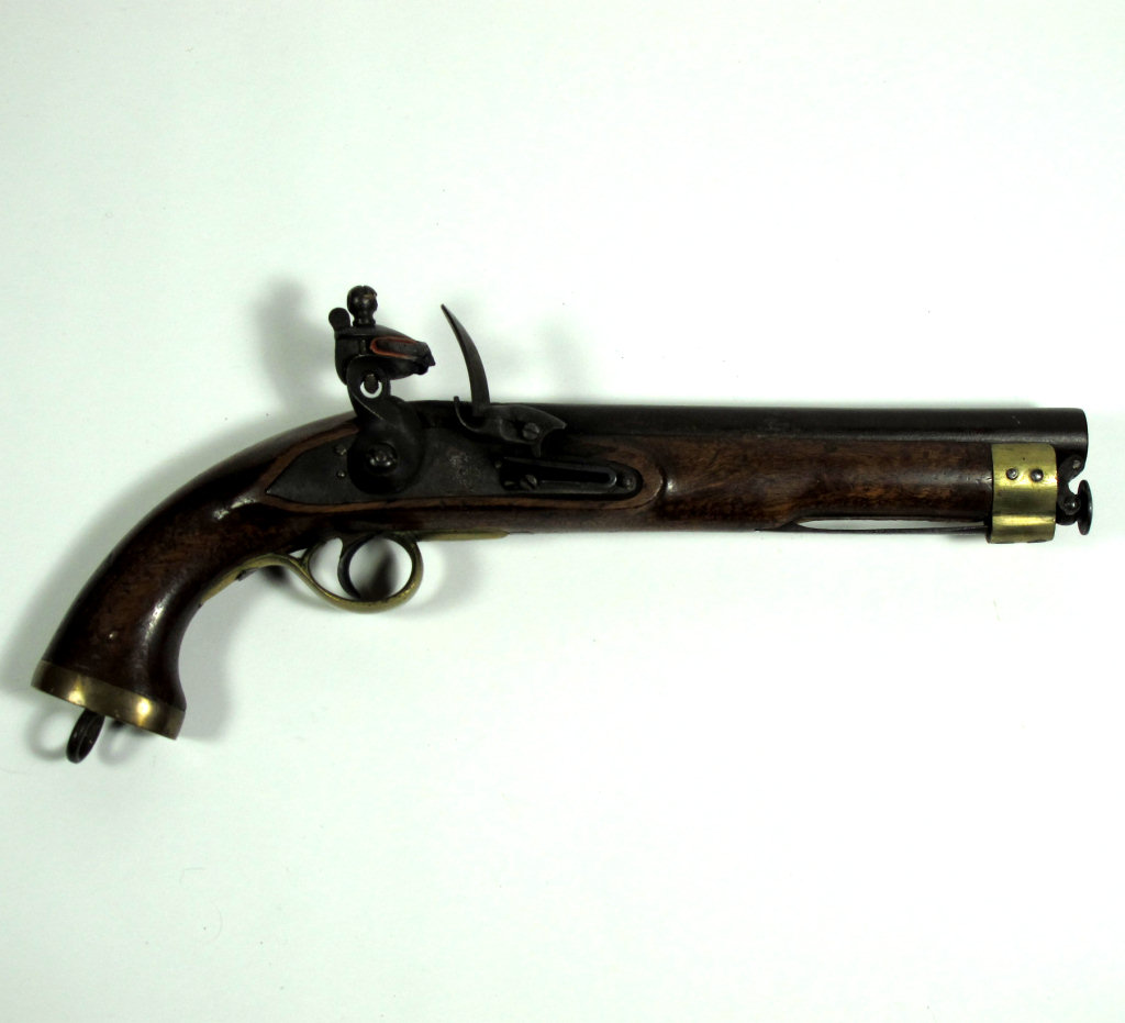 SCARCE INDIAN FLINTLOCK MILITARY SERVICE PISTOL