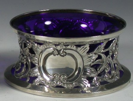 An Irish silver dish ring