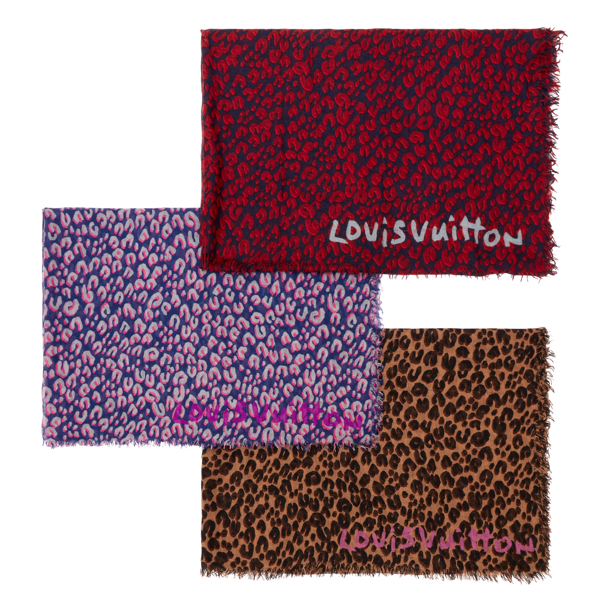 Louis Vuitton: A collection of scarves