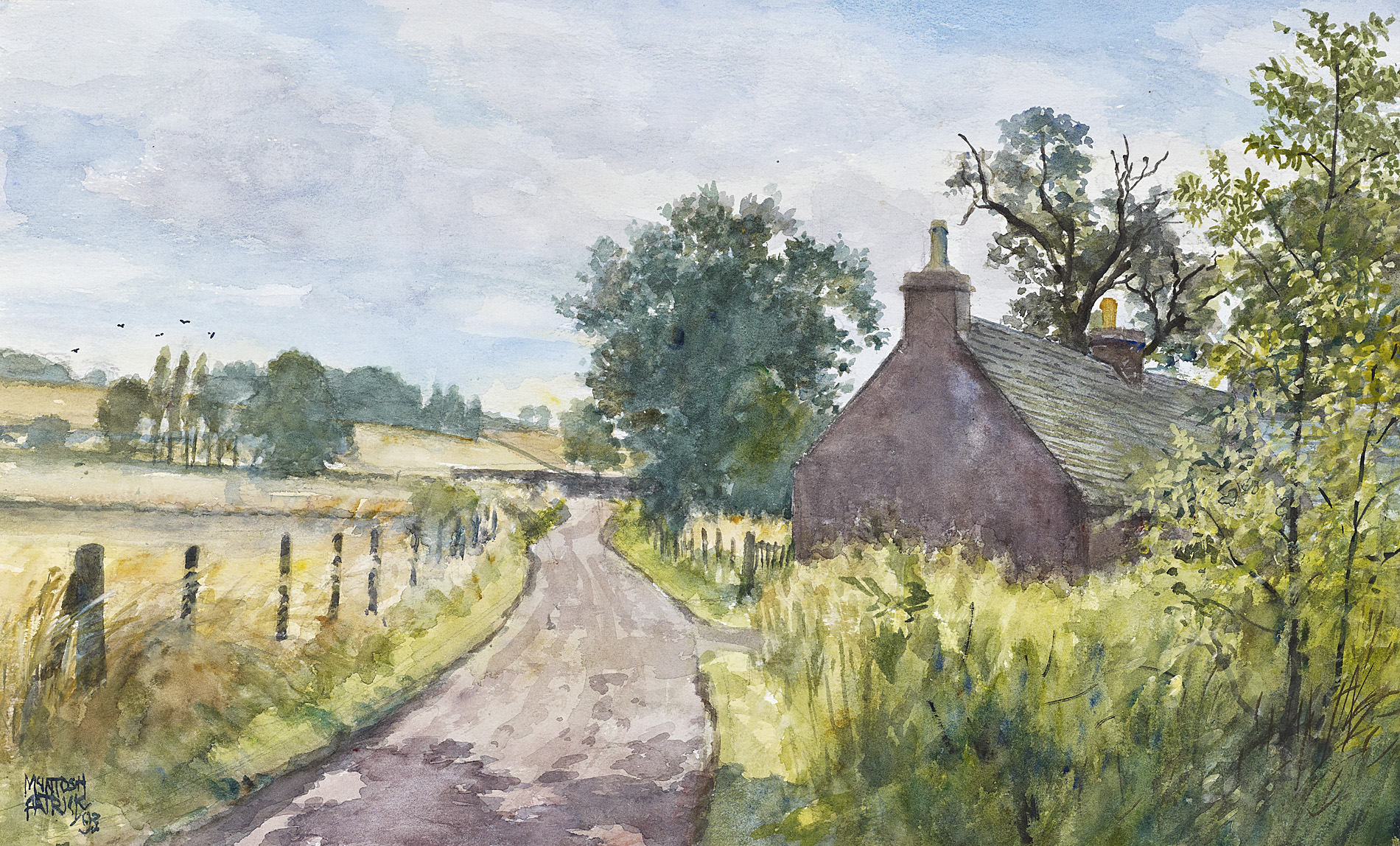 JAMES MCINTOSH PATRICK R.S.A., R.O.I., A.R.E., L.L.D. (SCOTTISH 1907-1998)