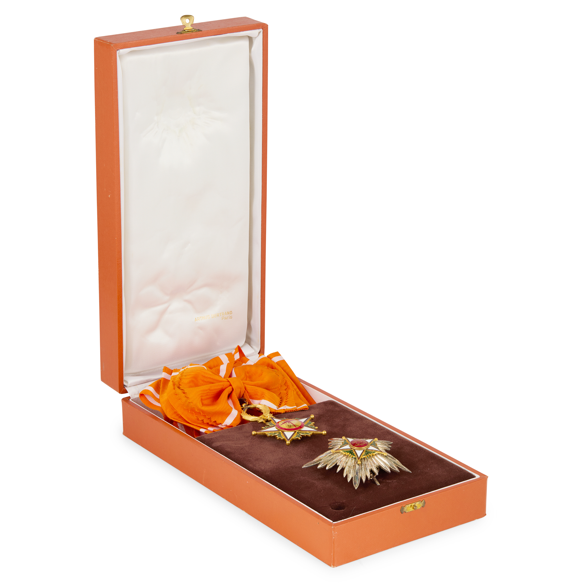 MOROCCO- A CASED ORDER OF OUISSAM ALAOUITE OFFICER'S