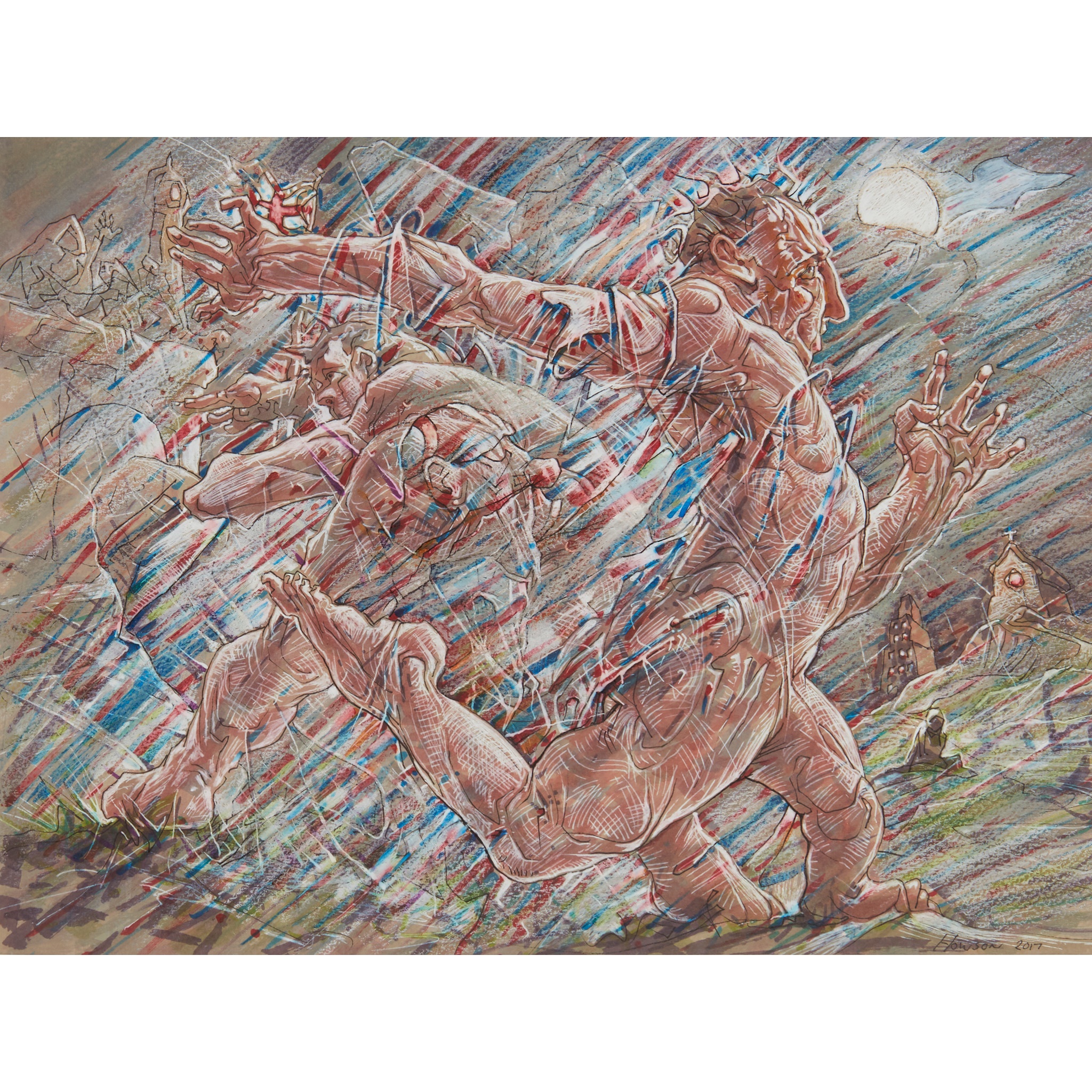 PETER HOWSON O.B.E. (SCOTTISH 1958-)