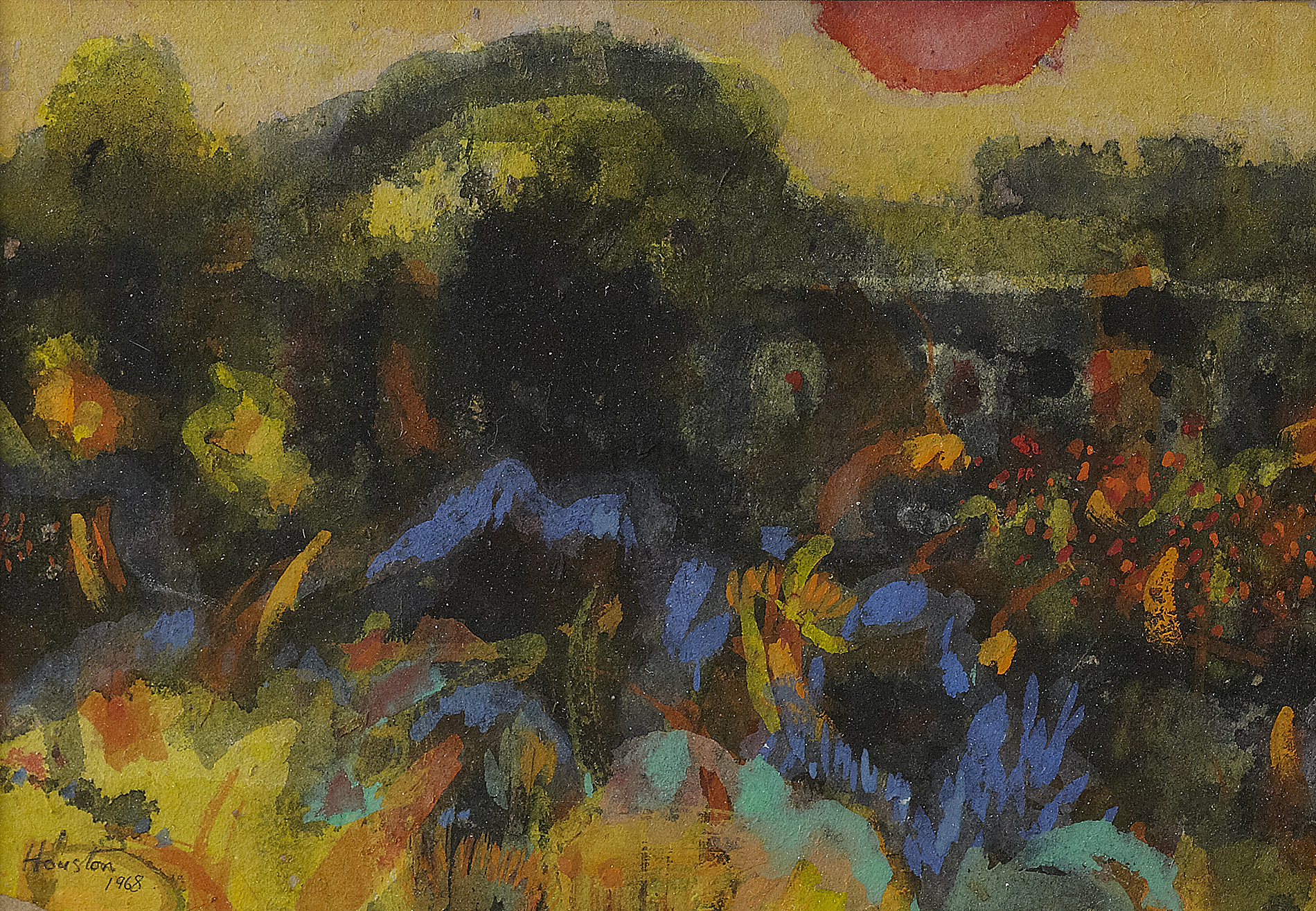 JOHN HOUSTON O.B.E., R.S.A., R.S.W., R.G.I., S.S.A. (SCOTTISH 1930-2008)