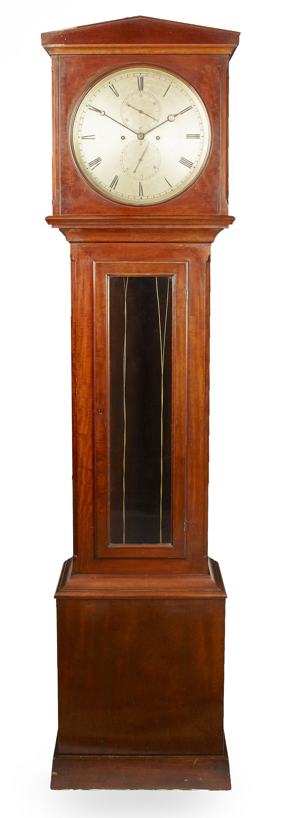 MAHOGANY LONGCASE CLOCK