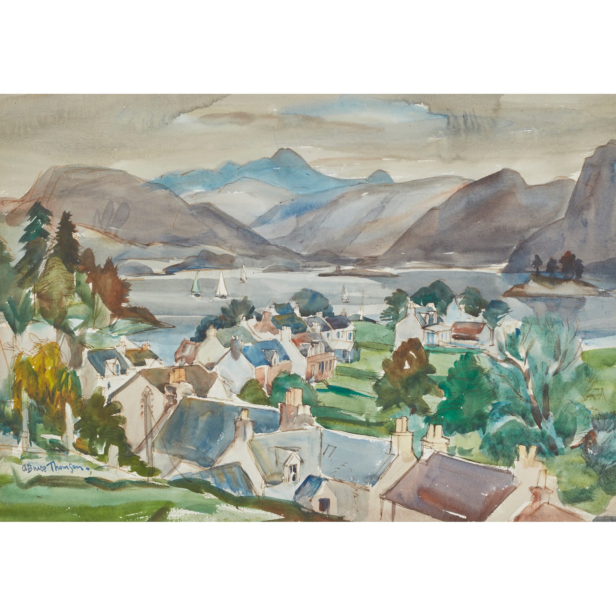 ADAM BRUCE THOMSON O.B.E., R.S.A., P.P.R.S.W., H.R.S.W. (SCOTTISH 1885-1976)