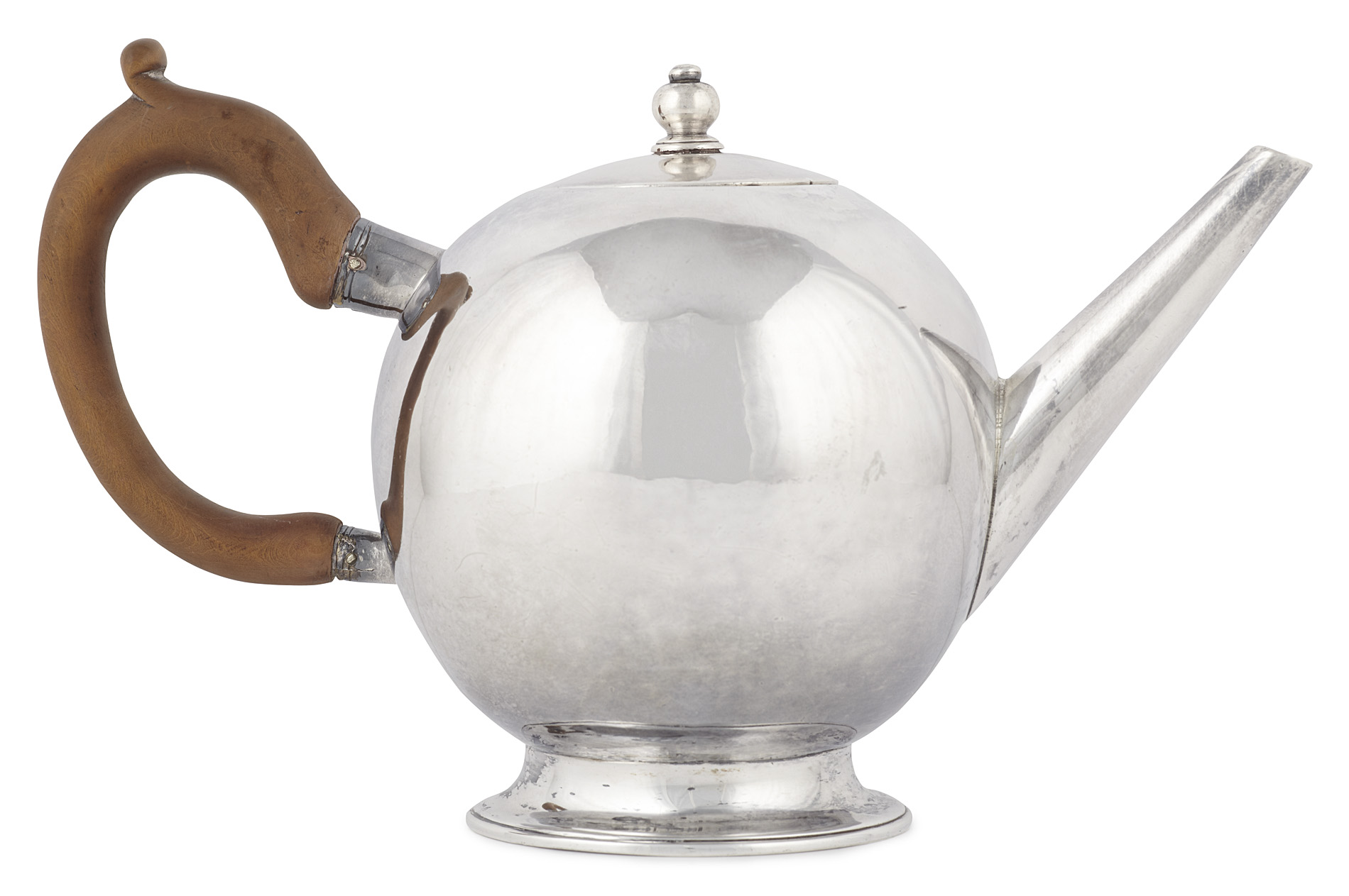 An important early George I bullet teapot