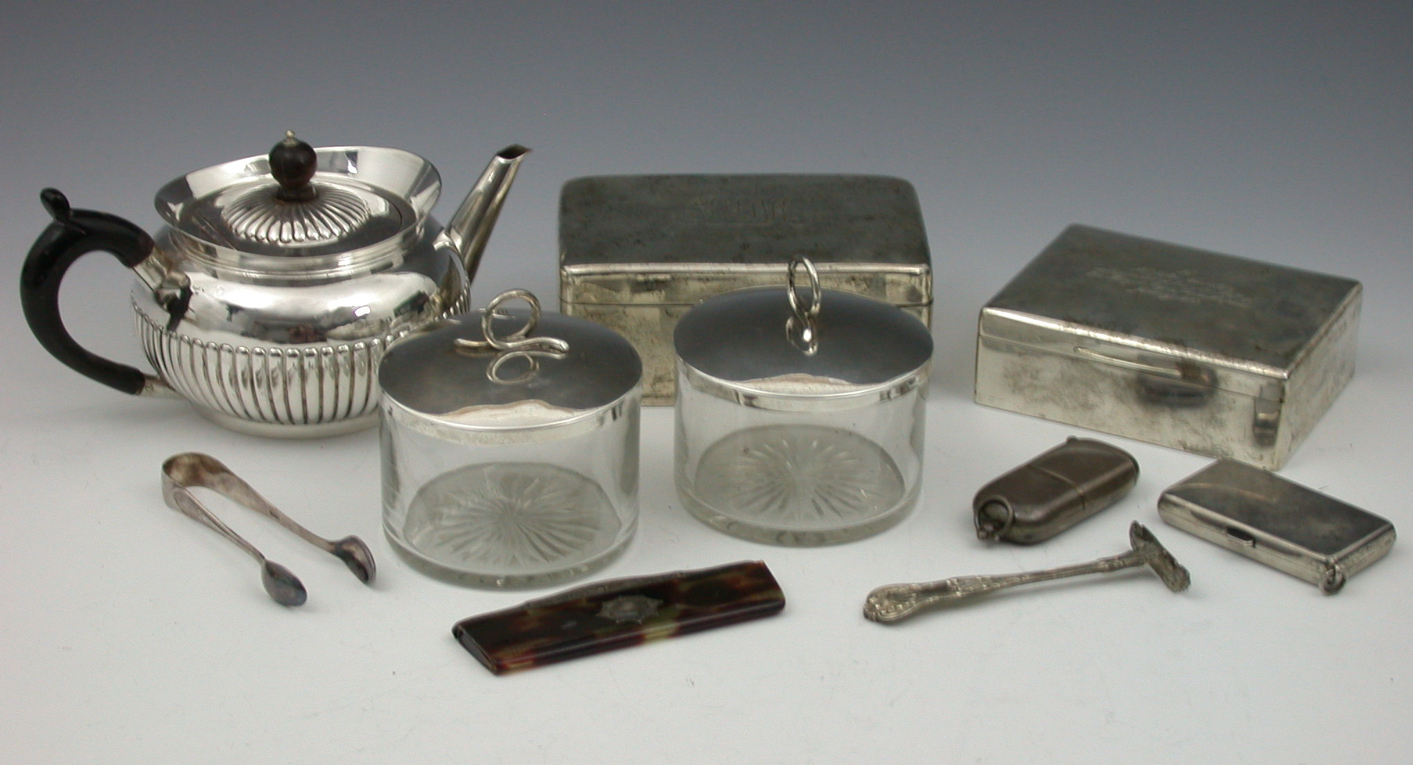 A Victorian bachelor's teapot,