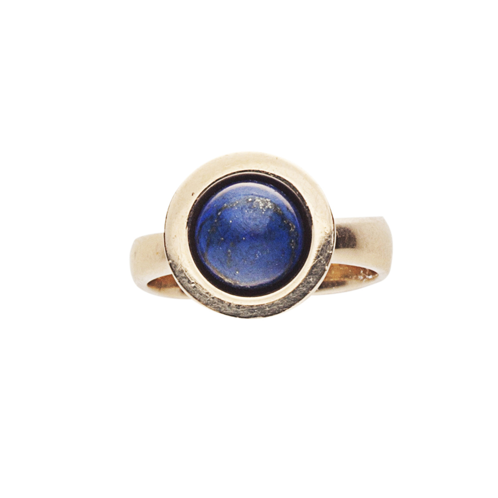 GEORG JENSEN - A gold and lapis lazuli ring