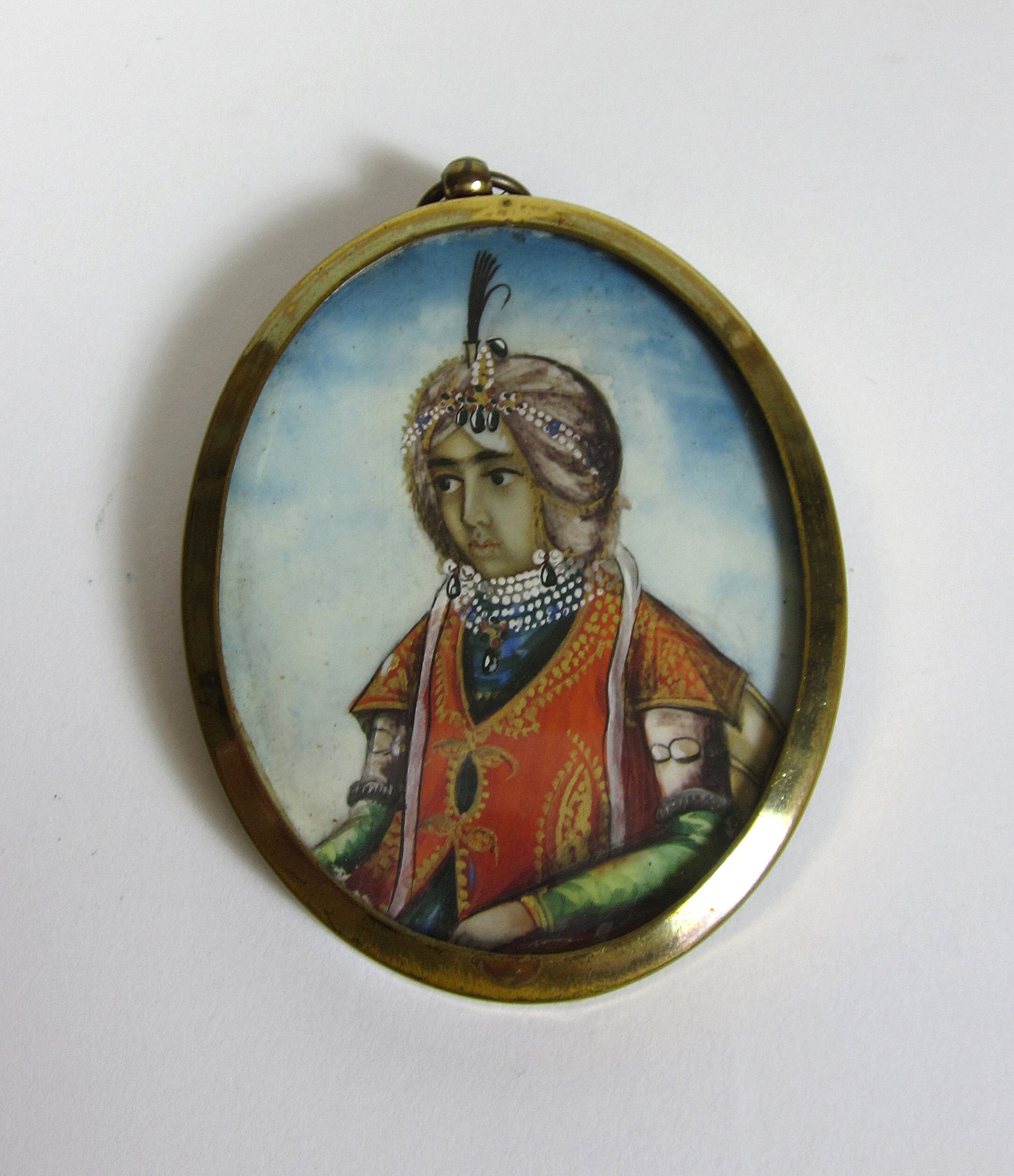 FRAMED INDIAN MINIATURE OF MAHARAJ DULEEP SINGH