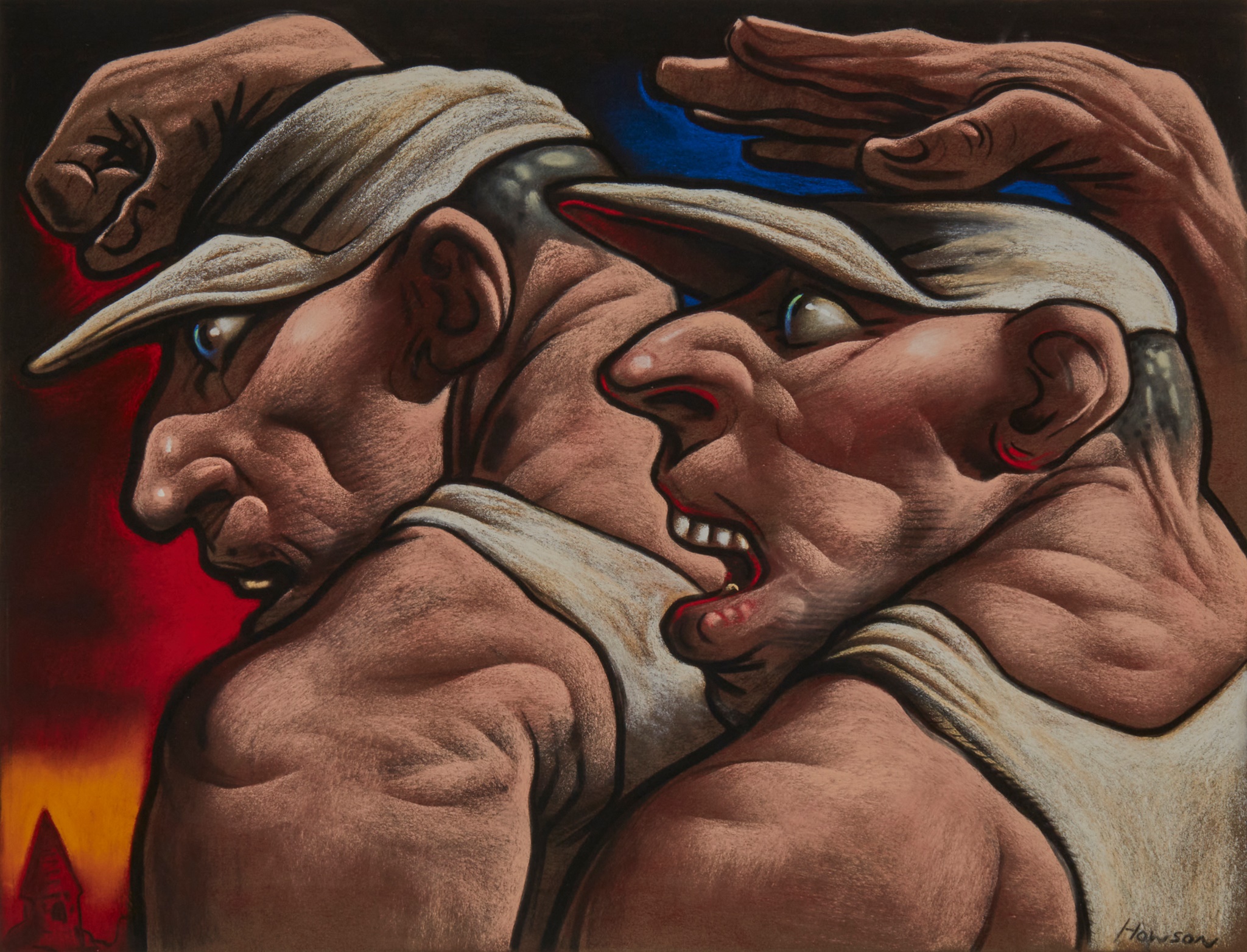 PETER HOWSON O.B.E. (SCOTTISH 1958-)