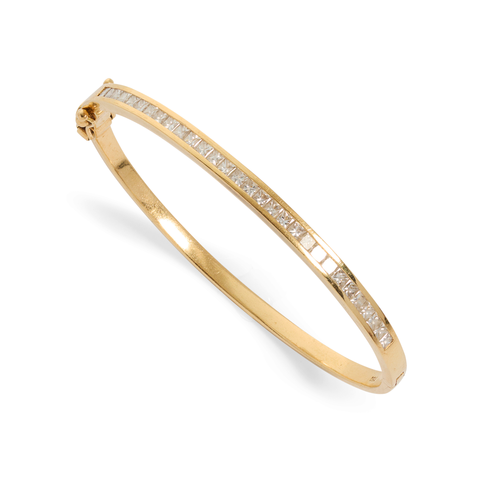 A diamond bangle