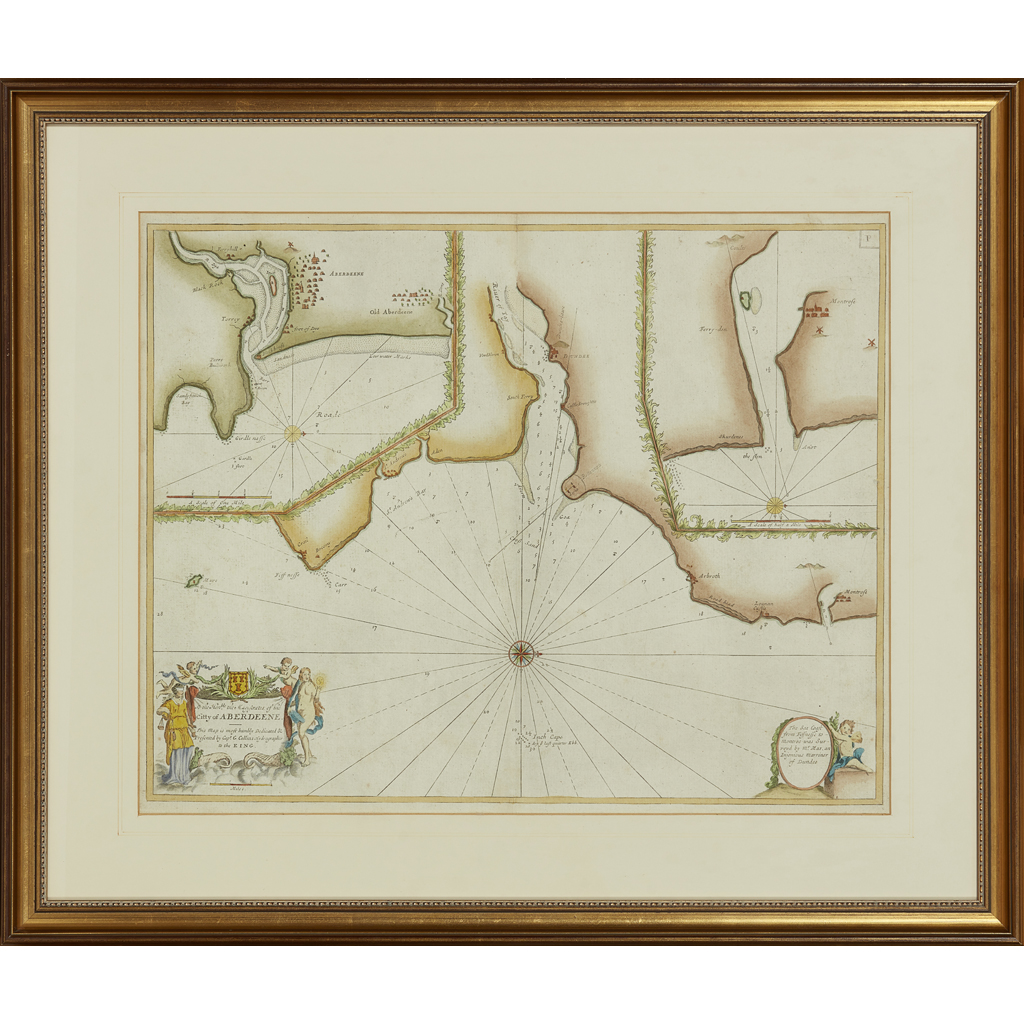 ABERDEEN AND MONTROSE, FIVE MAPS