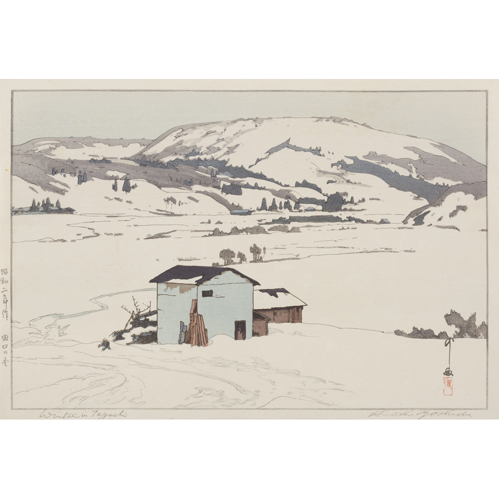 SEVEN WOODBLOCK PRINTS