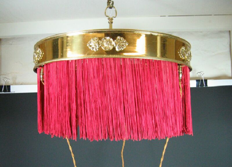 A rise & fall chandelier