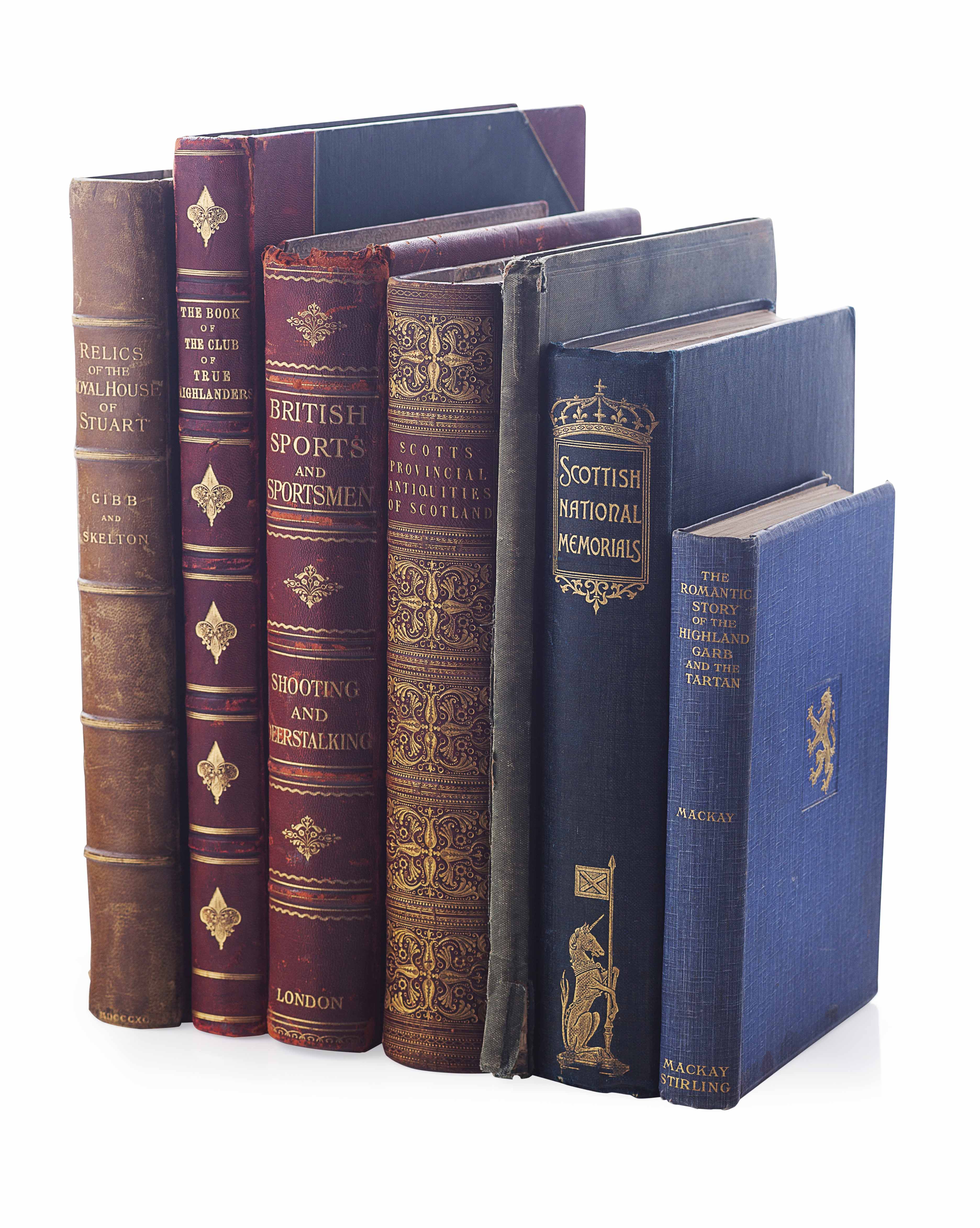 SCOTTISH AND SPORTING INTEREST, SEVEN BOOKS