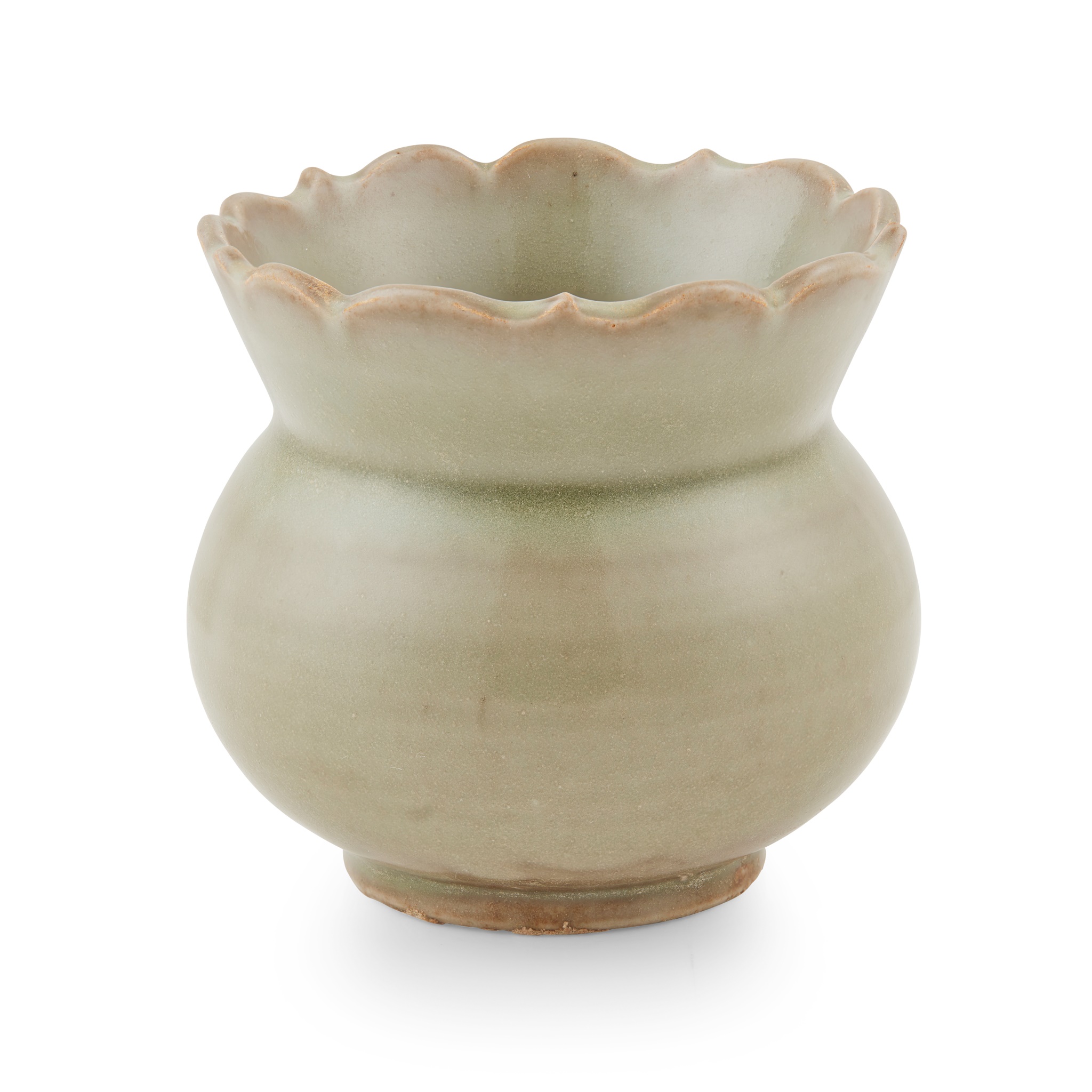 YAOZHOU CELADON POT, ZHADOU