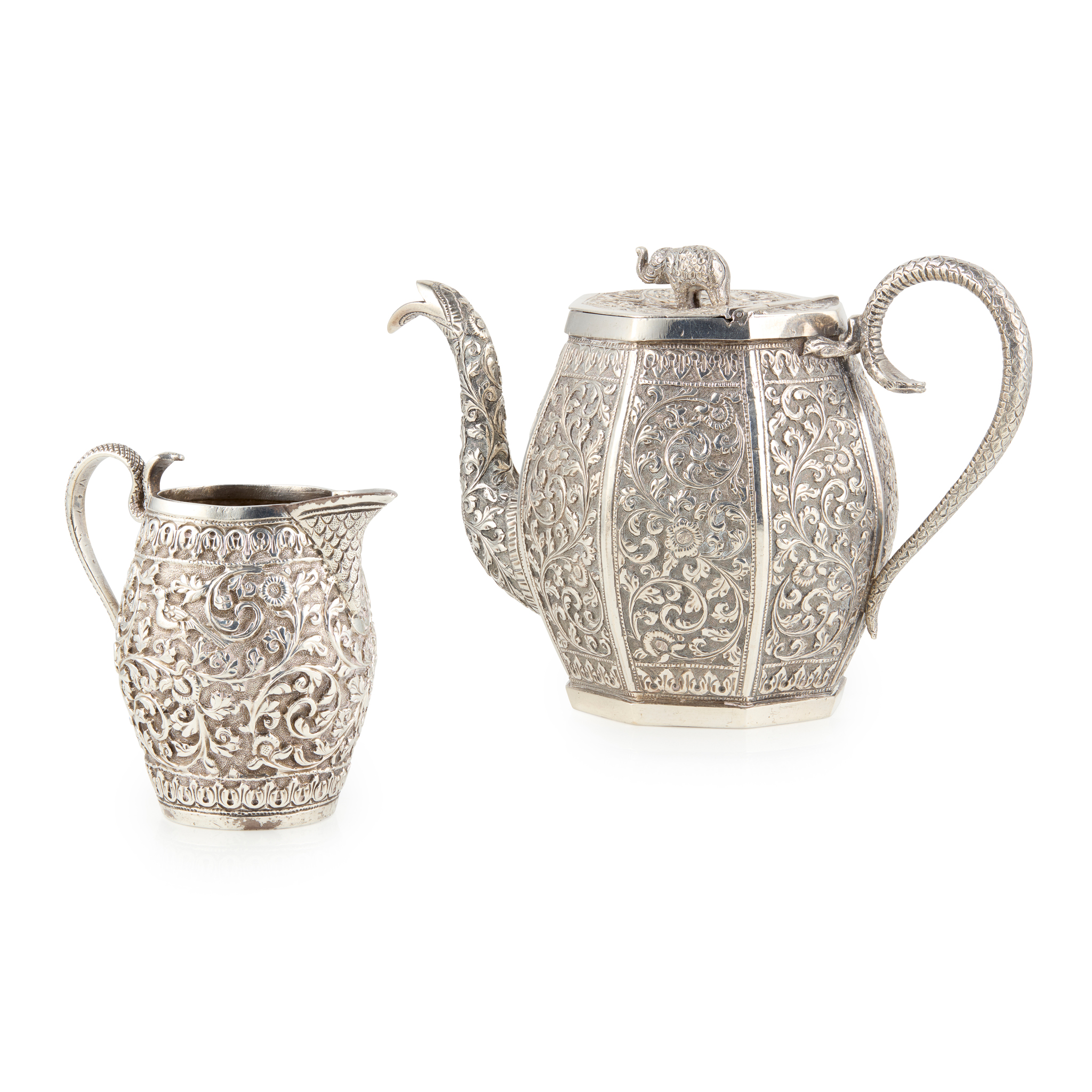 KUTCH - A 19TH CENTURY INDIAN TEAPOT