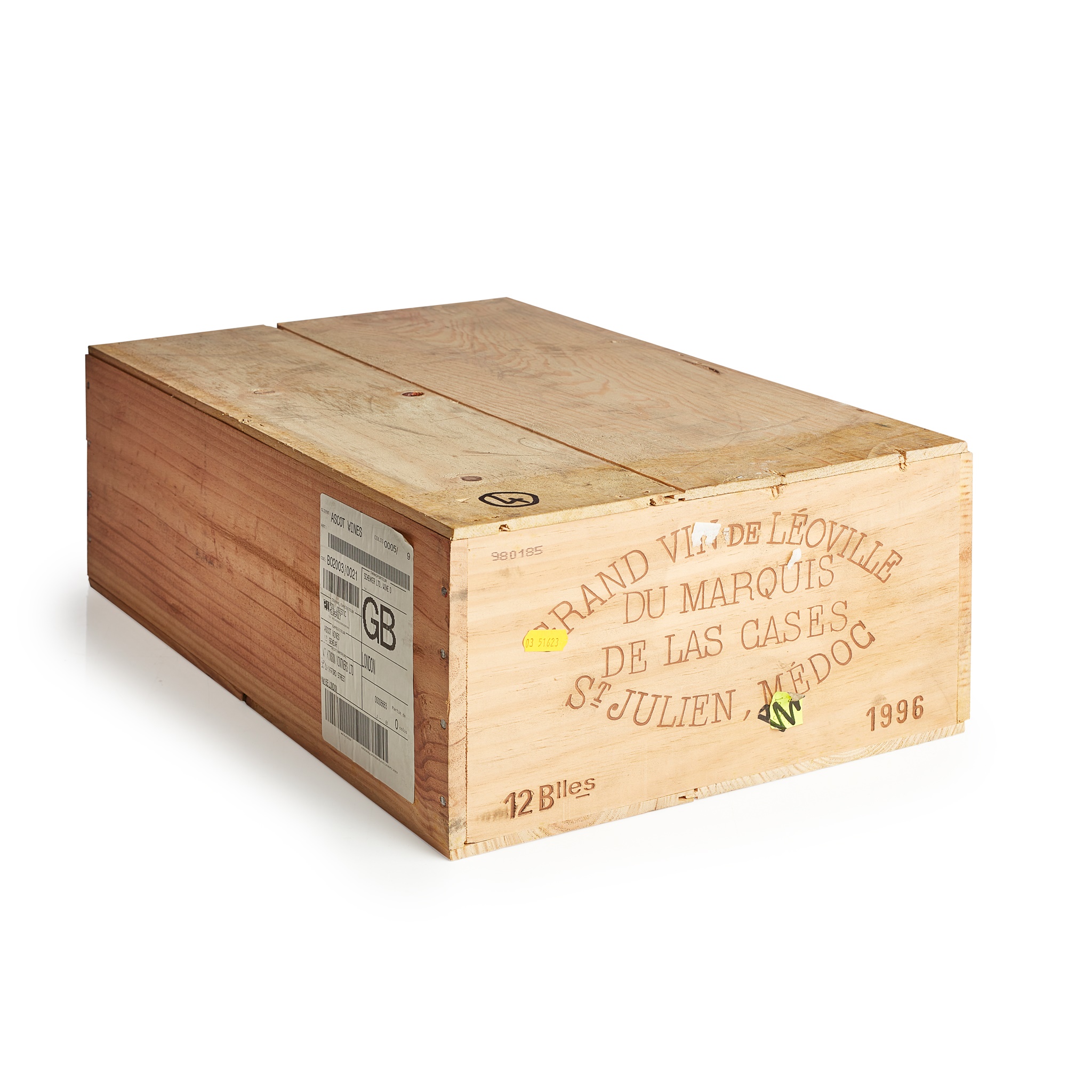 CHÂTEAU GRAND VIN DE LEOVILLE DE LAS CASES 1996