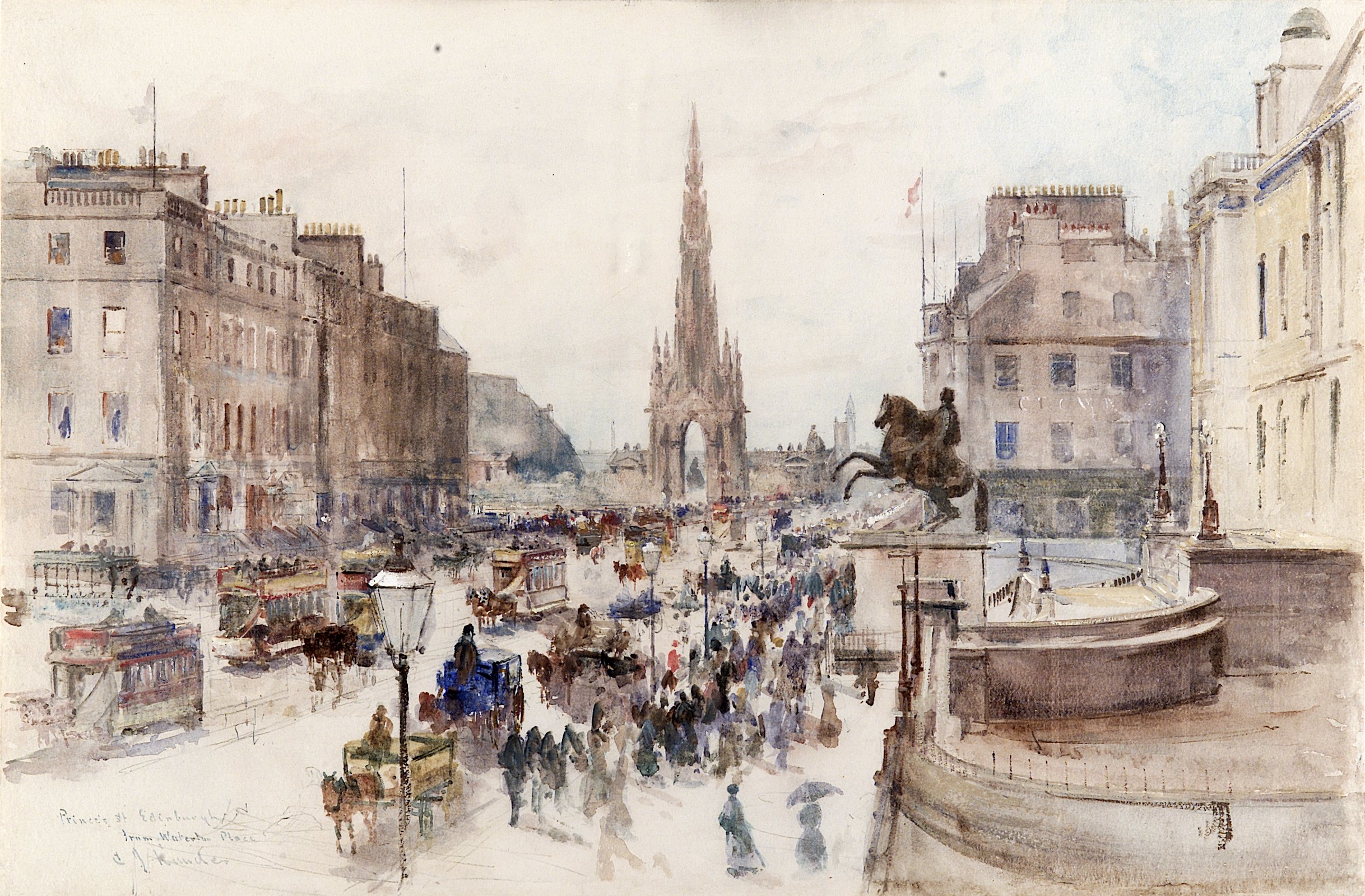 CHARLES JAMES LAUDER R.S.W (1840-1920)