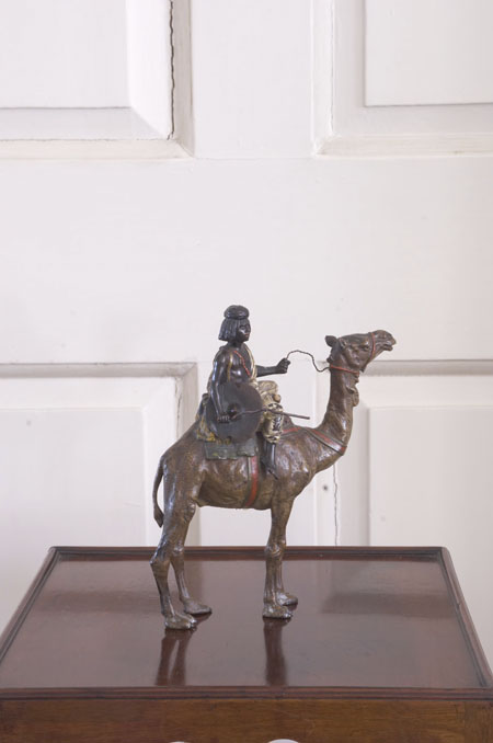 A late 19th / early 20th century Austrian cold painted bronze figure group by Bergmann