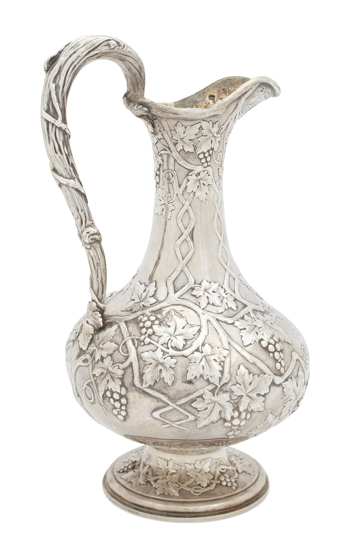 A Victorian wine ewer
