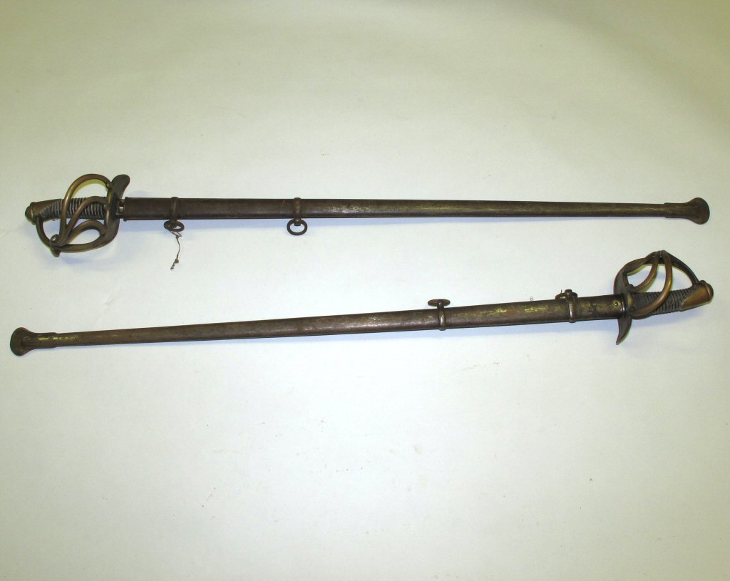 TWO FRENCH CAVALRY SABRES