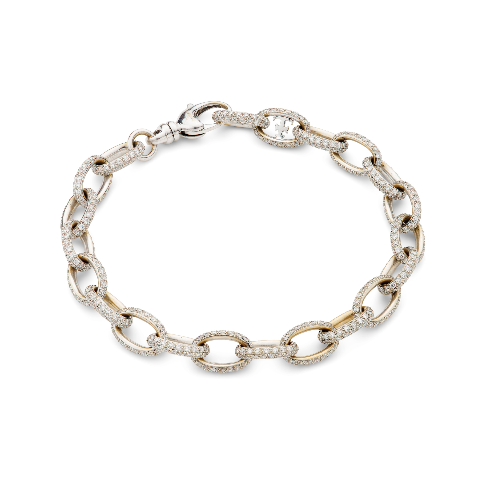 Theo Fennell: A white gold and diamond bracelet, 2007