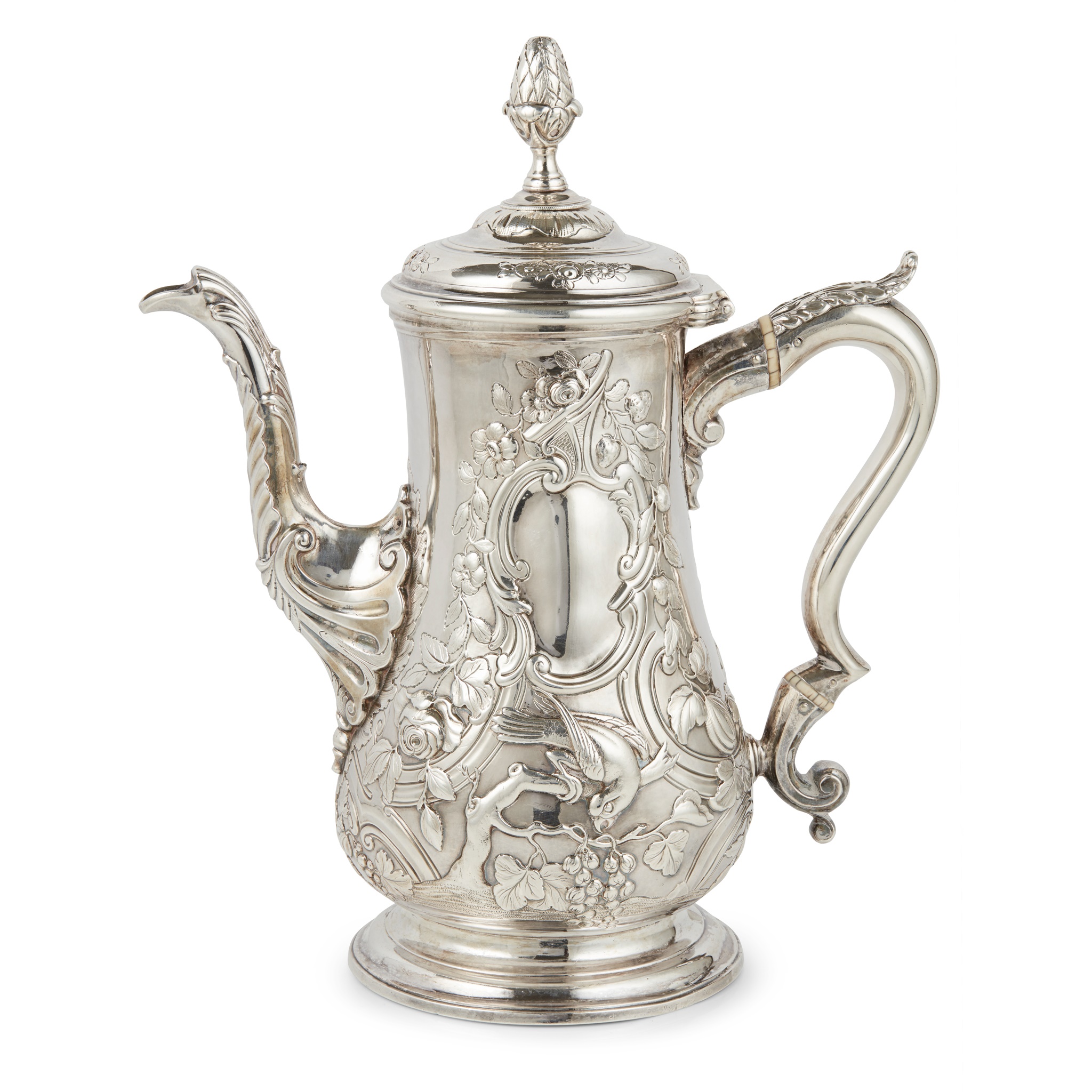 GLASGOW - A RARE SCOTTISH PROVINCIAL CHOCOLATE POT