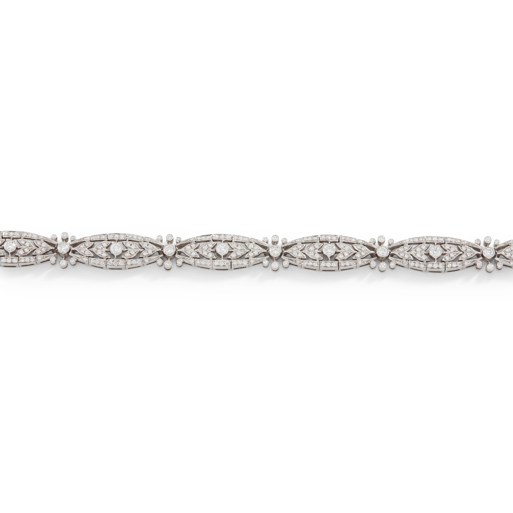A diamond bracelet