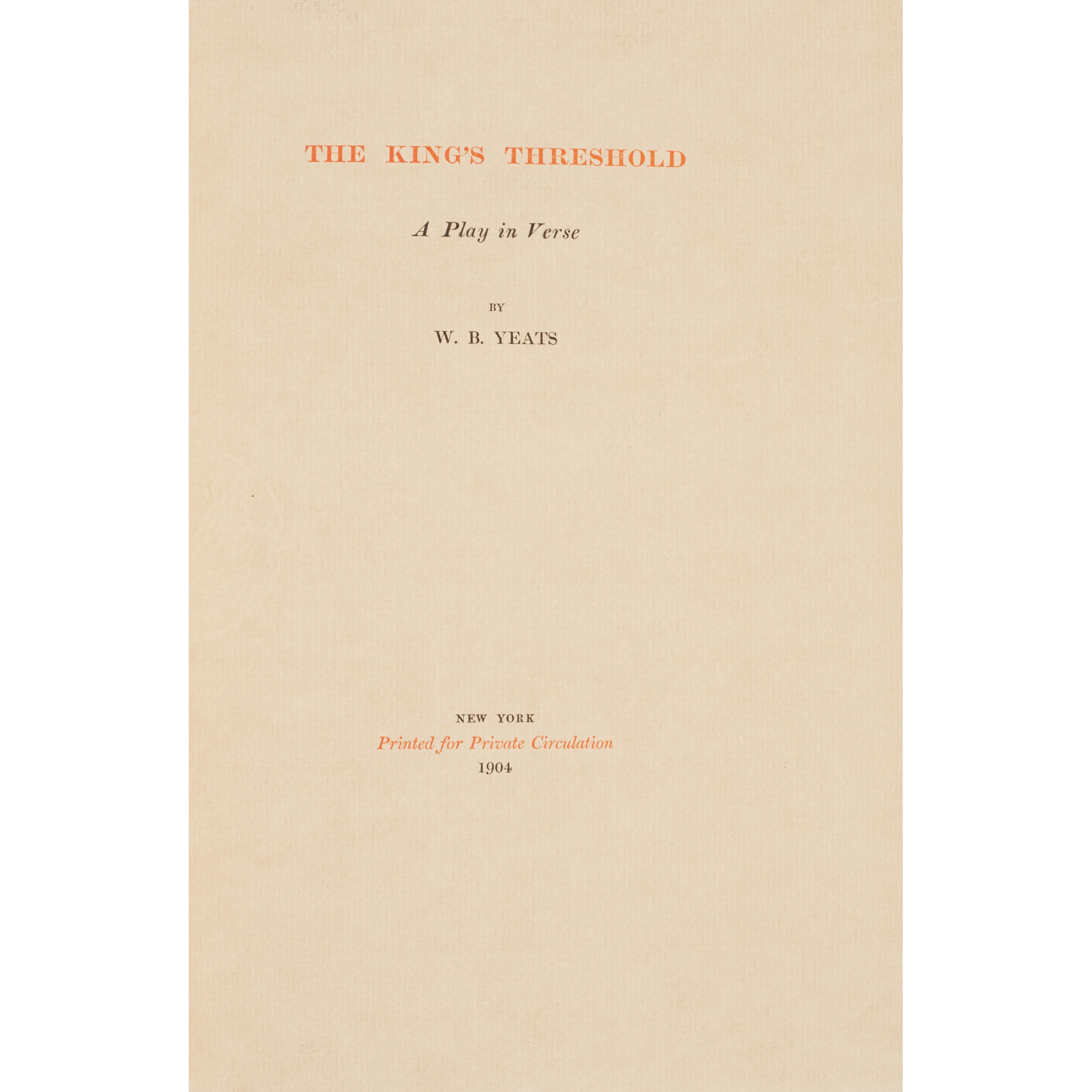 Yeats, William Butler