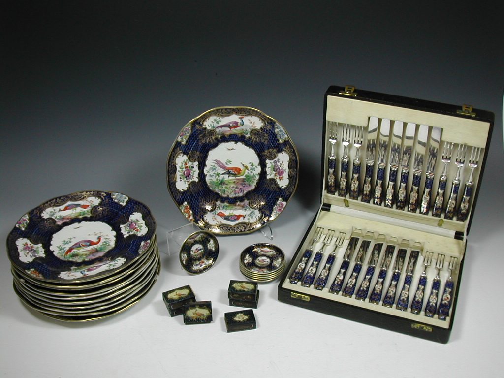 A set of eleven Booths 'Silicon China' plates,